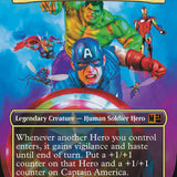 CAPTAIN AMERICA #12 CLASSIFIED ARTIST MAGIC THE GATHERING CVR ARM CVR C