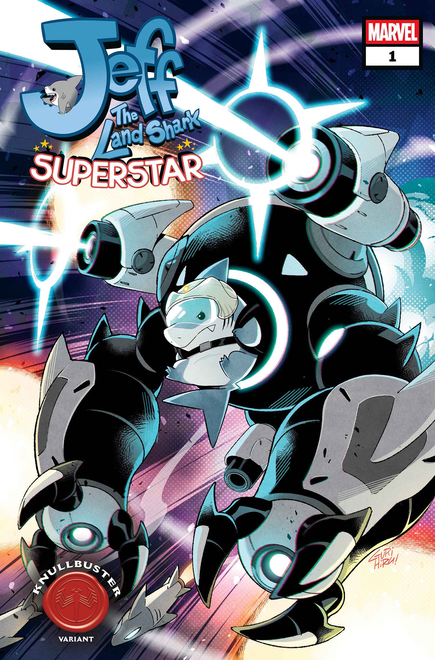 JEFF THE LAND SHARK SUPERSTAR #1 GURIHIRU KNULLBUSTER VAR CVR D