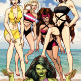 MARVEL SWIMSUIT SPECIAL BRAND NEW BEACH DAY #1 JOHN ROMITA JR VAR 1:25 INCV