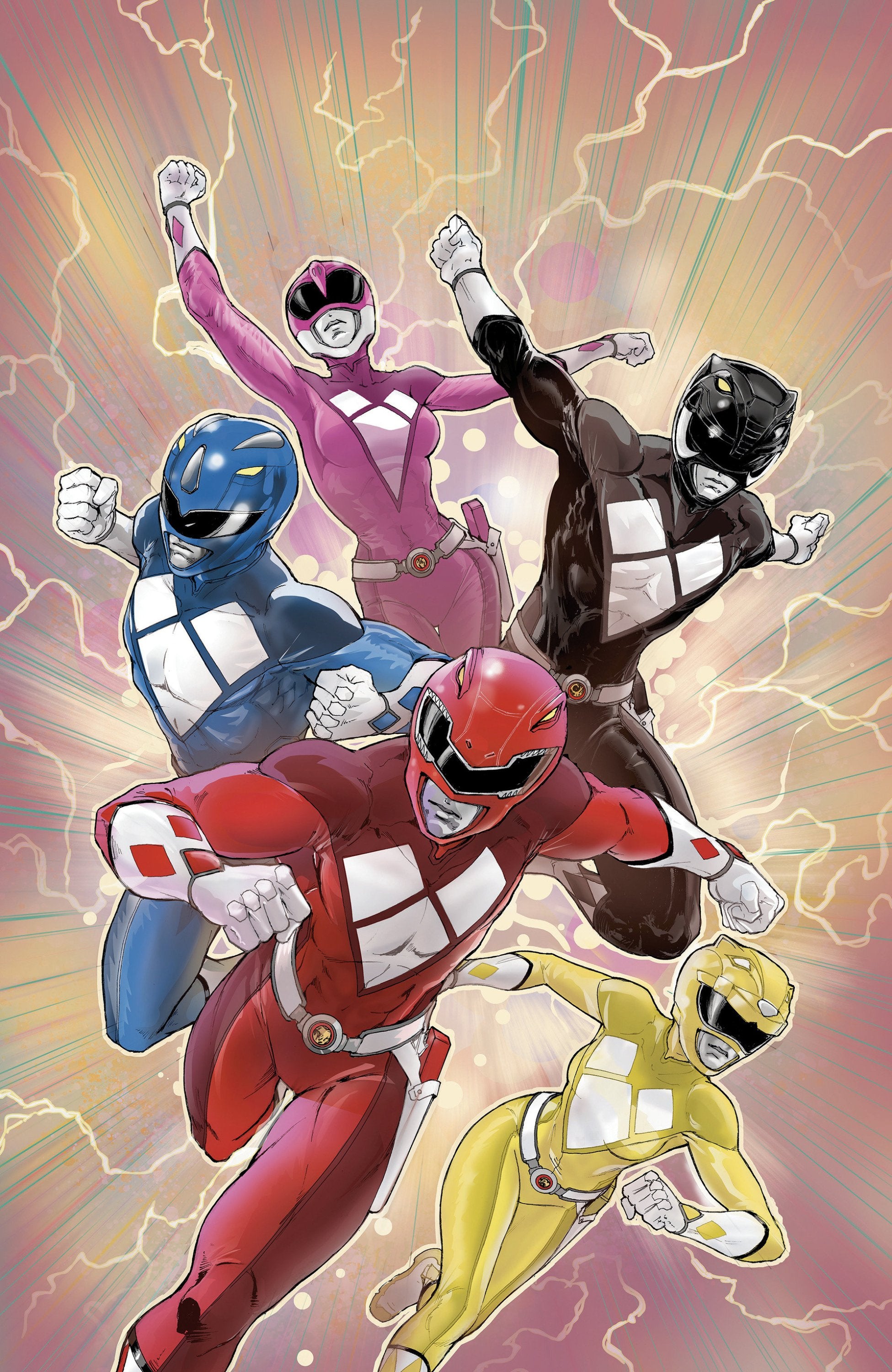 MIGHTY MORPHIN POWER RANGERS 2026 #1 F 1:10 INCV FOIL VAR FULL ART FOIL GRIFFITH CVR F 1:10 INCV