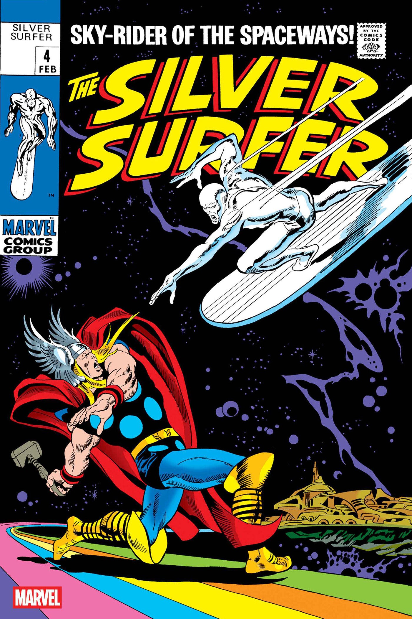 SILVER SURFER #4 FACSIMILE EDITION CVR A