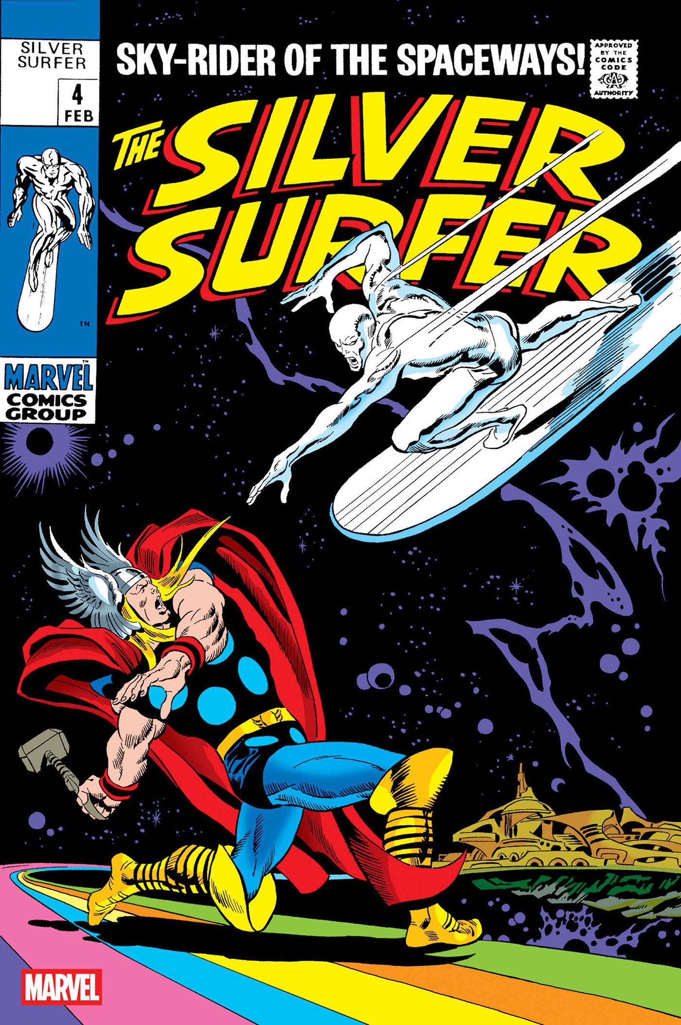 SILVER SURFER #4 FACSIMILE EDITION CVR A