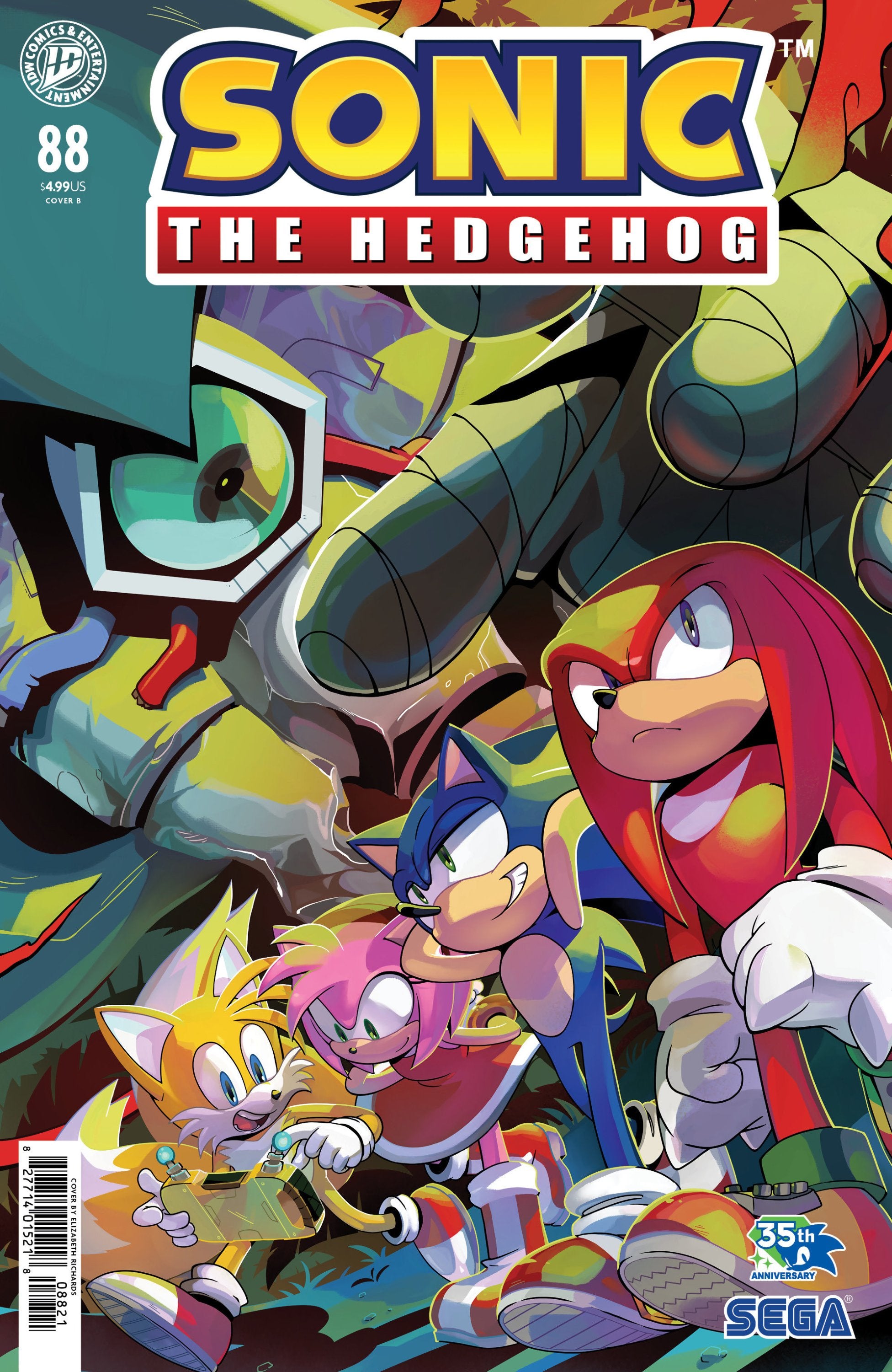 SONIC THE HEDGEHOG #88 VAR B RICHARDS CVR B