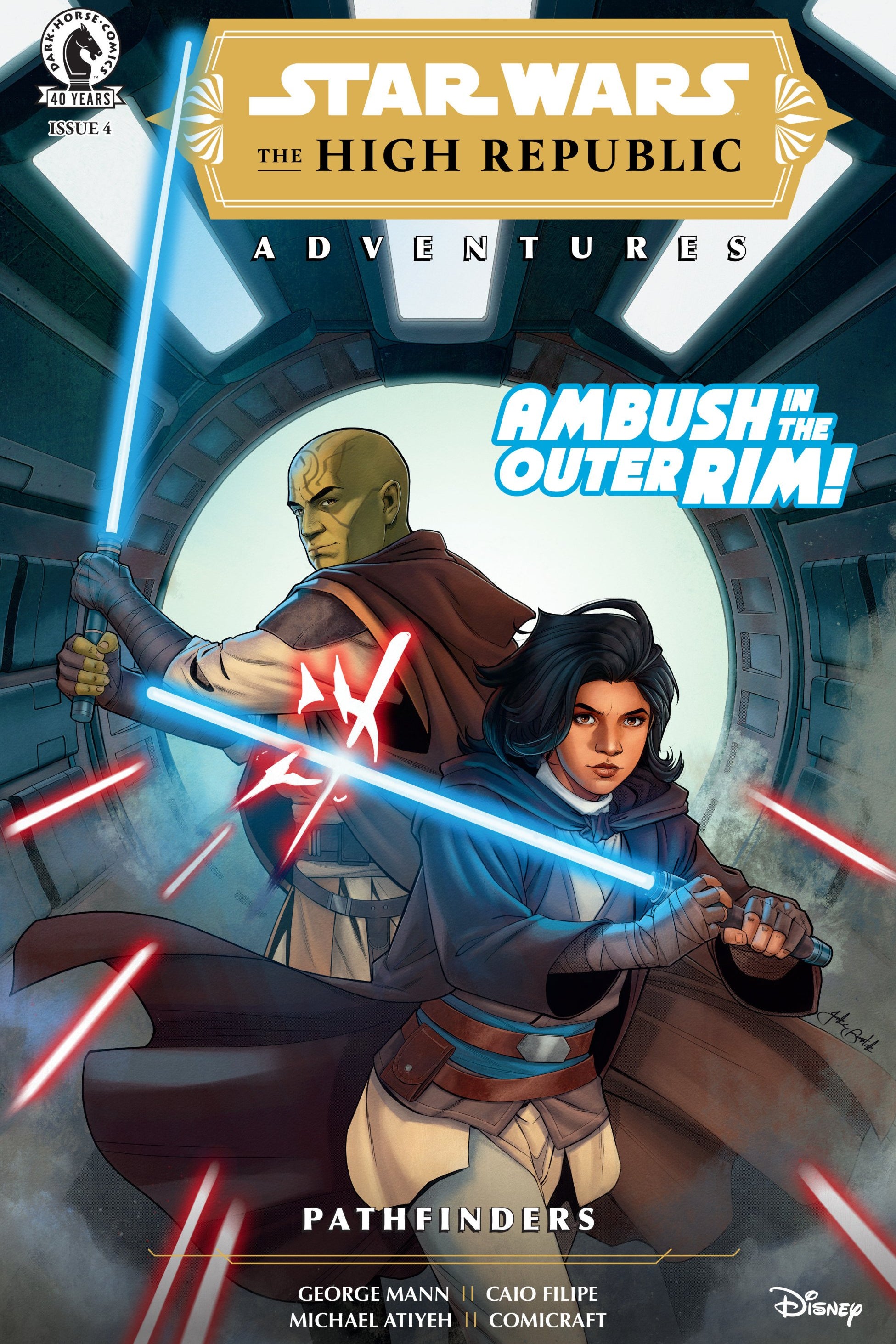 STAR WARS THE HIGH REPUBLIC ADVENTURES--PATHFINDERS #4 CVR A JAKE BARTOK