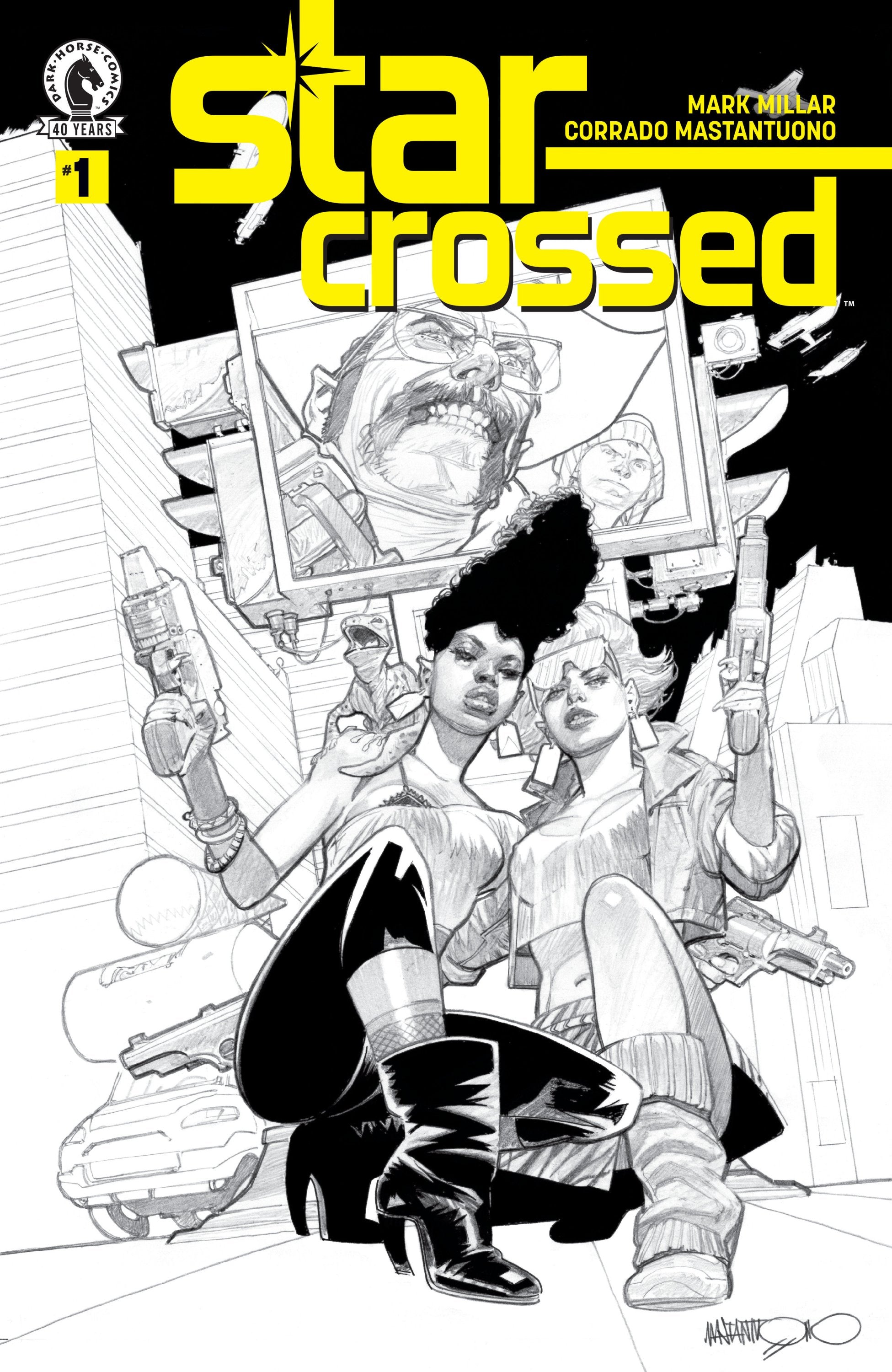 STAR-CROSSED #1 CVR B BW CORRADO MASTANTUONO