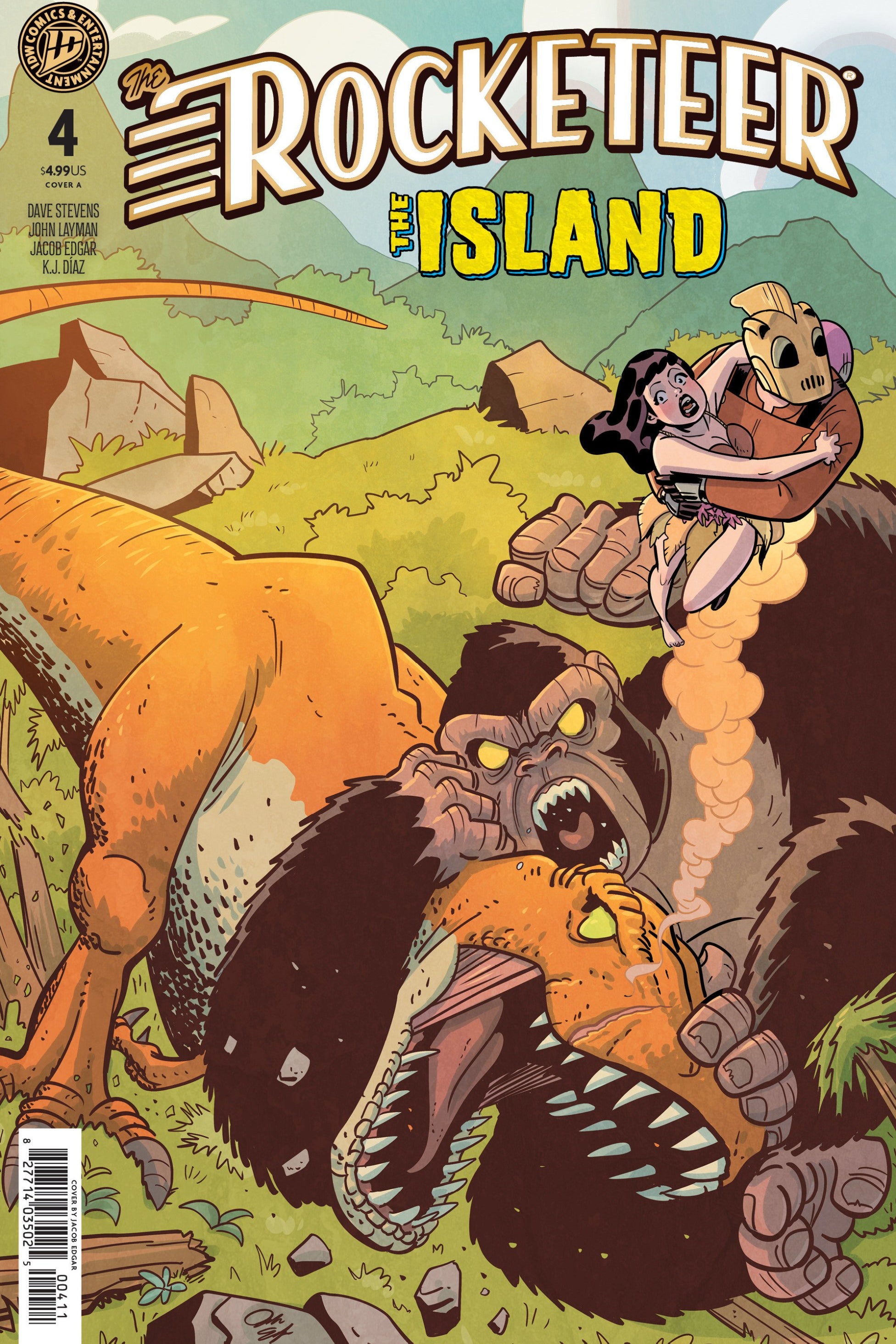 THE ROCKETEER THE ISLAND #4 COVER A EDGAR CVR A