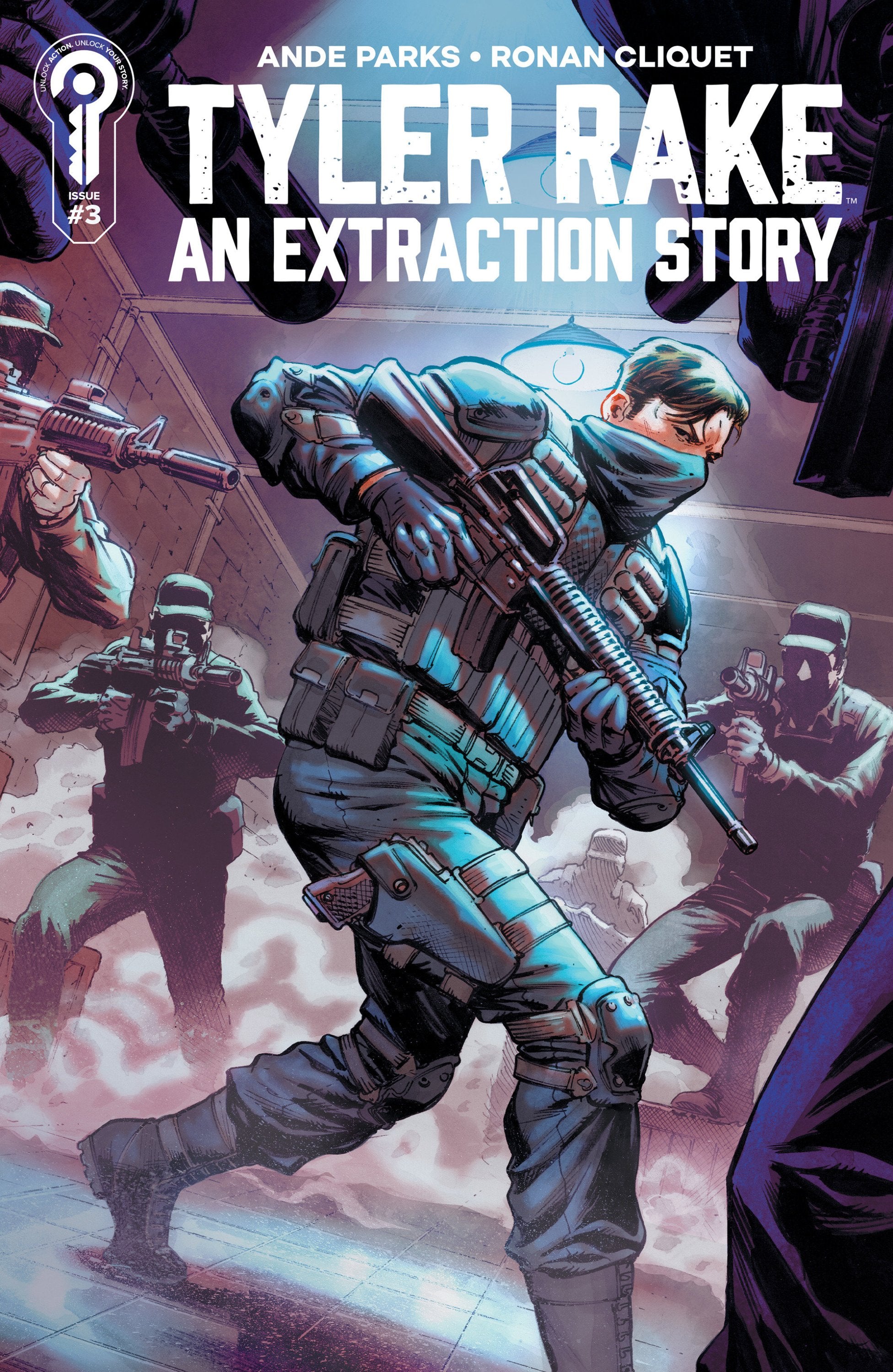 TYLER RAKE AN EXTRACTION STORY #3 COVER B MARCO SANTUCCI CVR B
