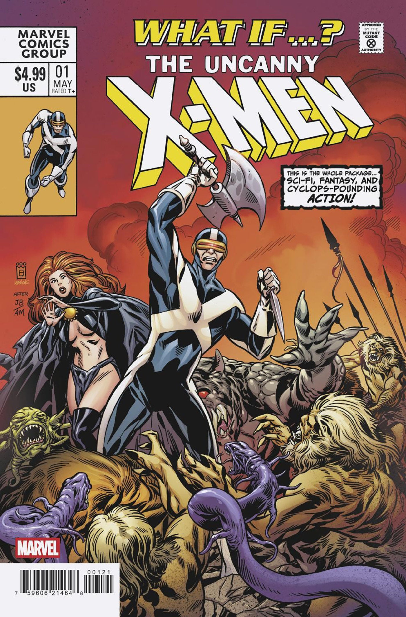 WHAT IF UNCANNY X-MEN #1 MARK BUCKINGHAM HOMAGE VAR CVR B