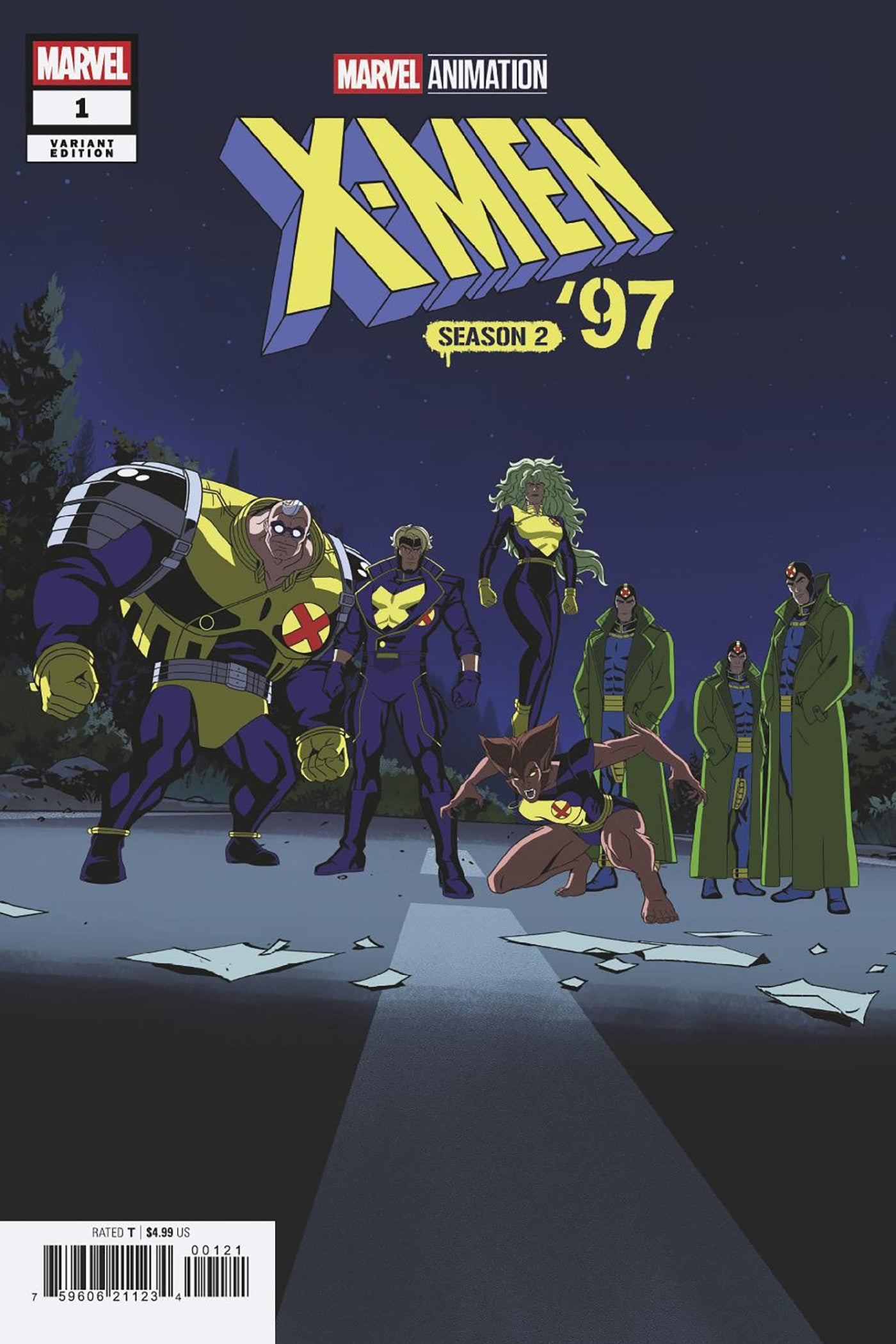 X-MEN 97 SEASON TWO #1 MARVEL ANIMATION VAR CVR B
