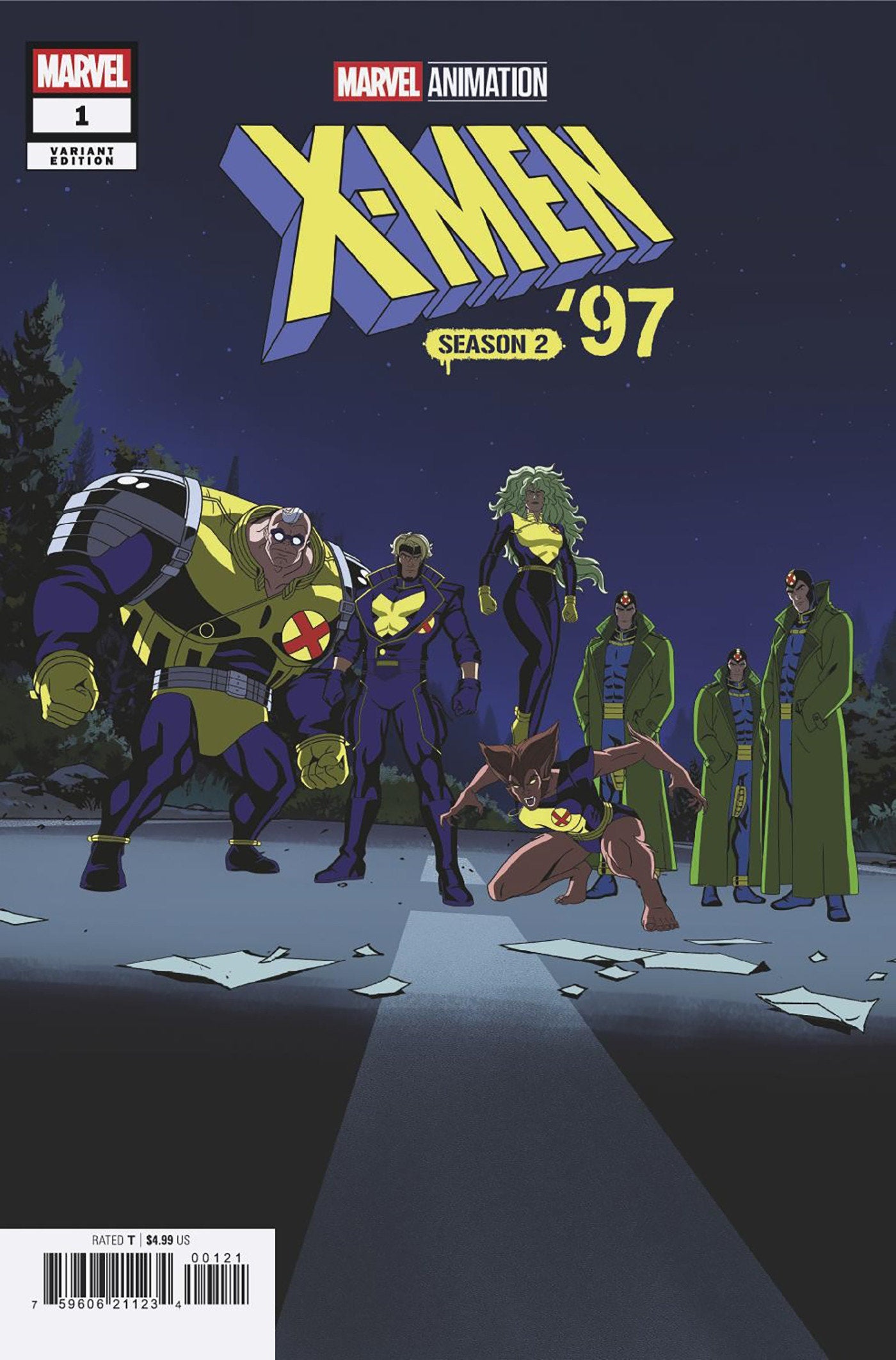 X-MEN 97 SEASON TWO #1 MARVEL ANIMATION VAR CVR B