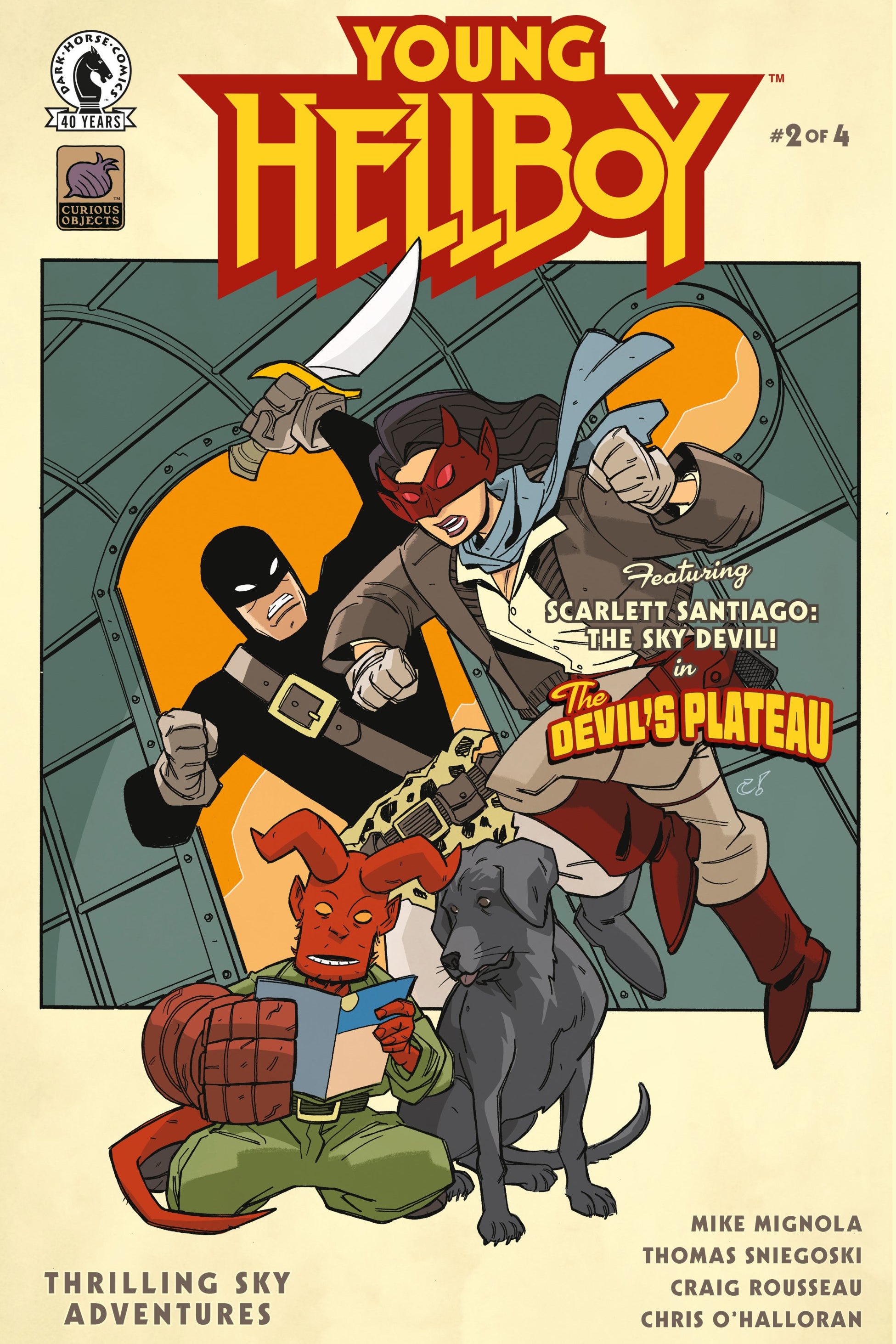 YOUNG HELLBOY THRILLING SKY ADVENTURES #2 CVR A CRAIG ROUSSEAU