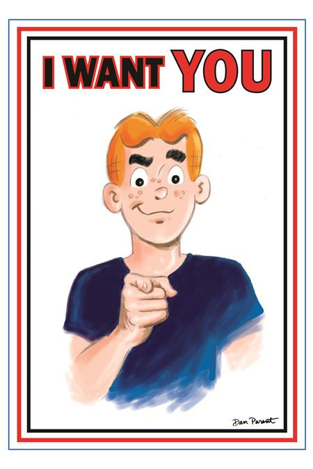 ARCHIE COMICS CELEBRATES AMERICAS 250TH ONE SHOT CVR C DAN PARENT UNCLE SAM POSTER ART VAR