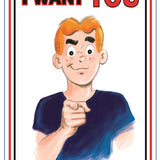 ARCHIE COMICS CELEBRATES AMERICAS 250TH ONE SHOT CVR F DAN PARENT UNCLE SAM POSTER FOIL FULL ART VAR