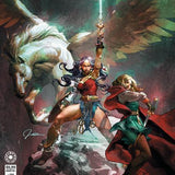 DARK KNIGHTS OF STEEL II #1 CVR D GERALD PAREL CARD STOCK VAR (OF 12)