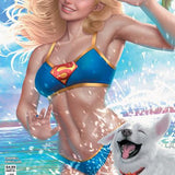 SUPERGIRL #15 CVR E ARIEL DIAZ SWIMSUIT CARD STOCK VAR THE REIGN OF THE SUPERBOYS