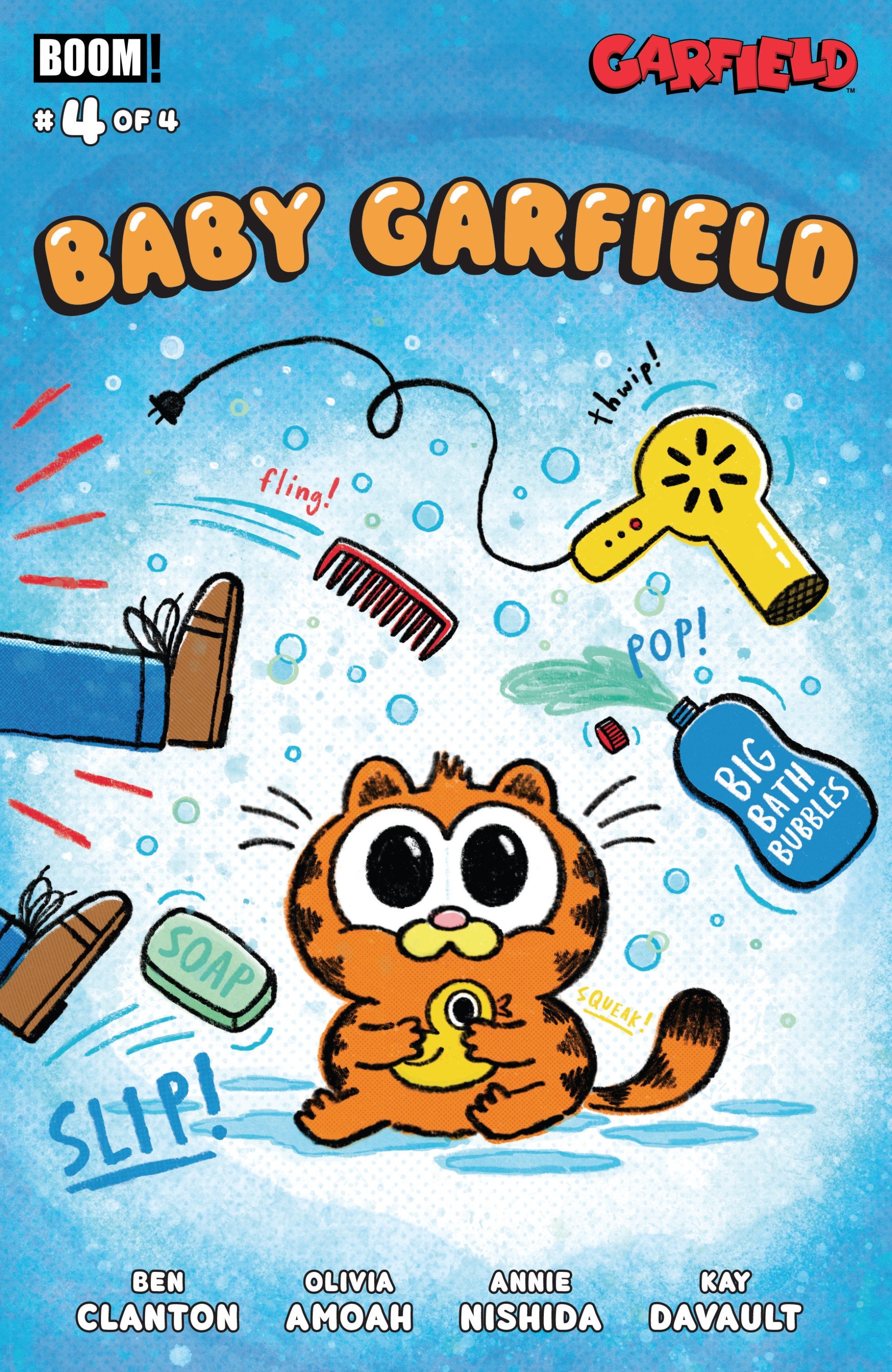 BABY GARFIELD #4 B VAR DRESSED CLANTON CVR B