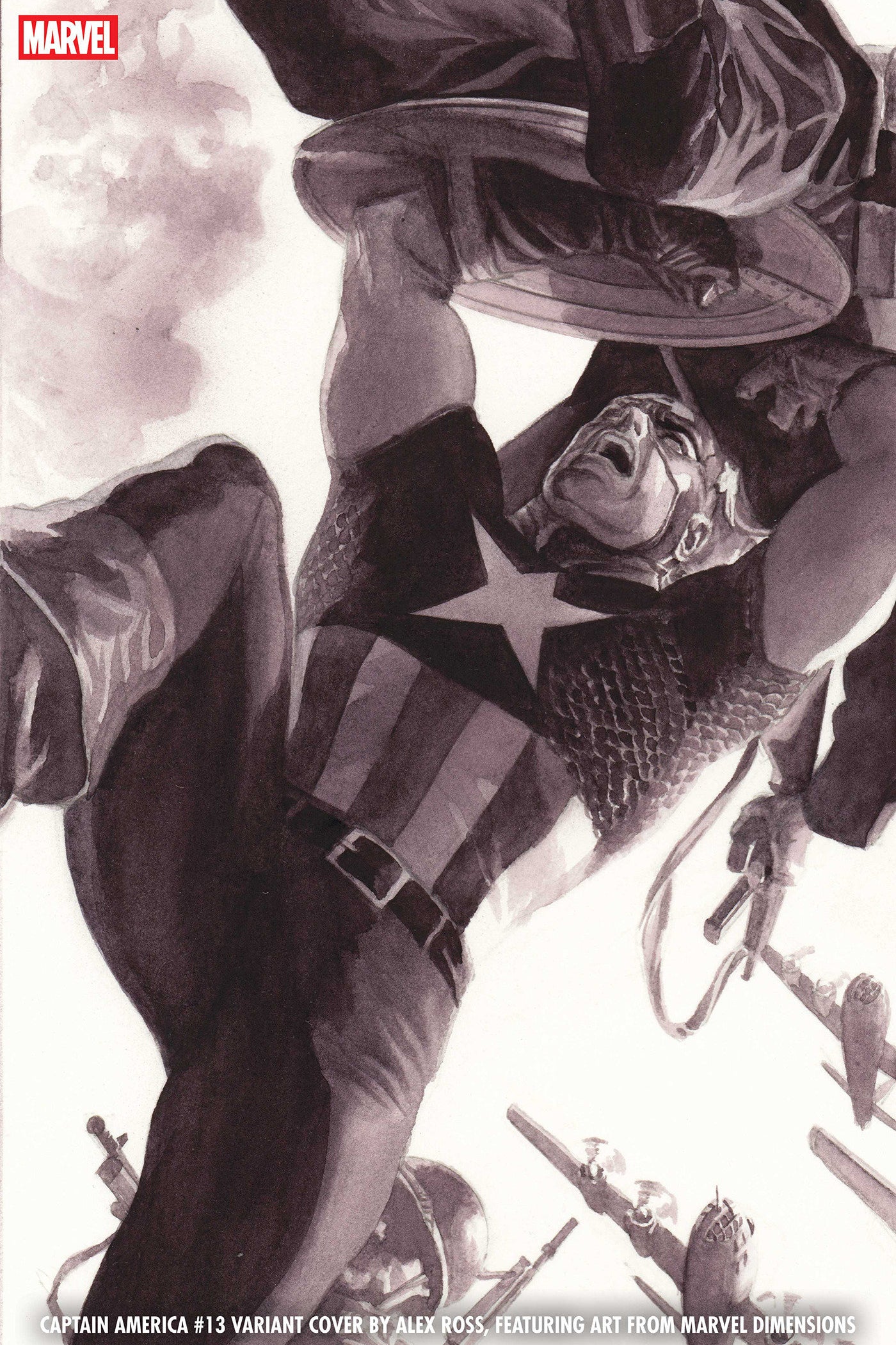 CAPTAIN AMERICA #13 ALEX ROSS MARVEL DIMENSIONS CVR ARM CVR C