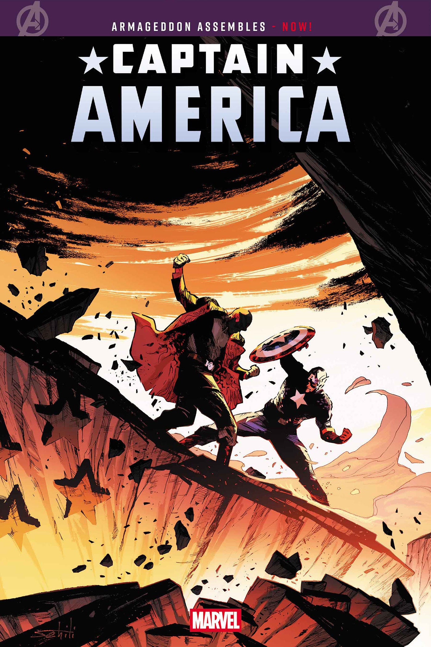 CAPTAIN AMERICA #13 ARM CVR A