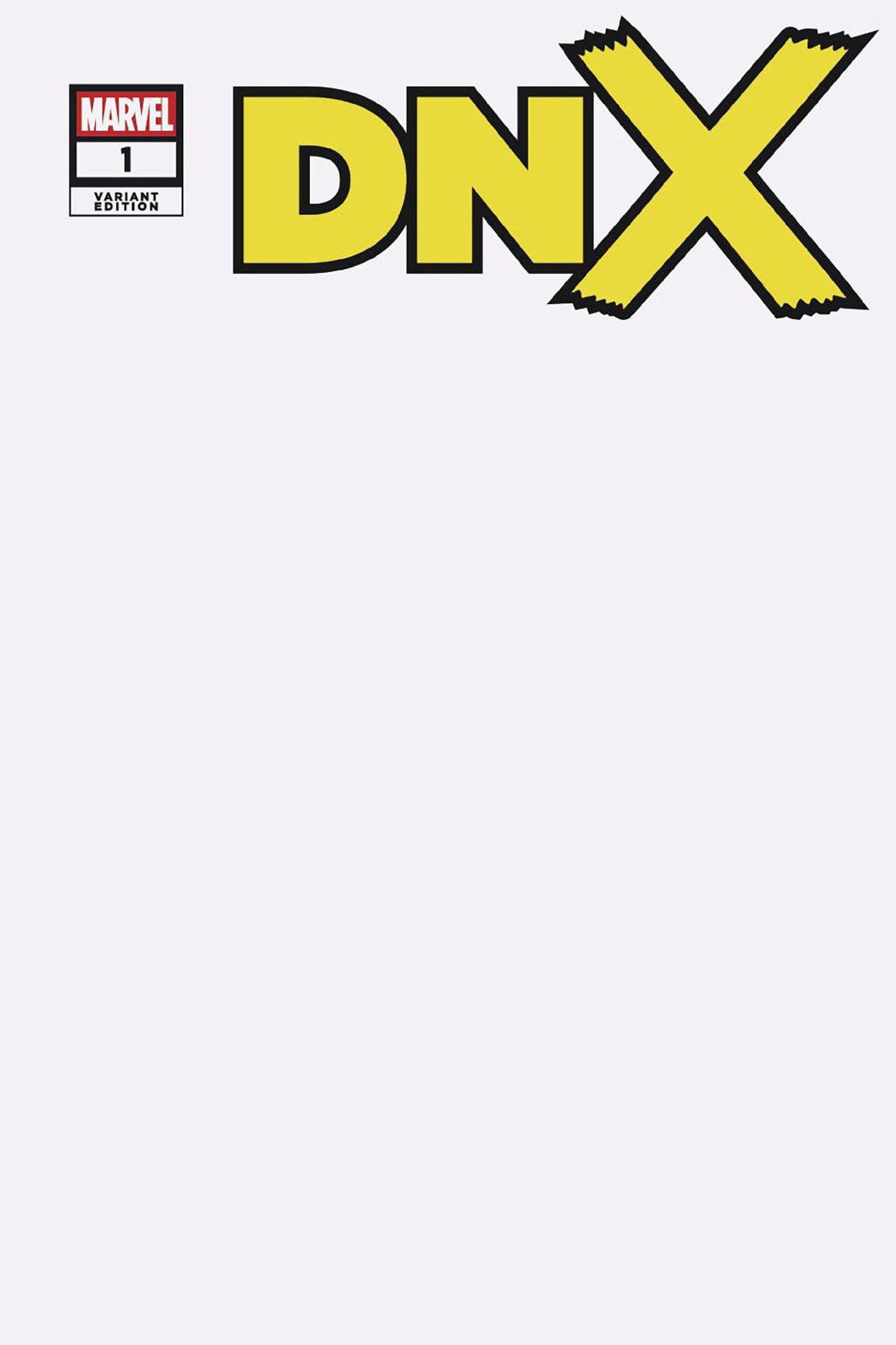 DNX #1 BLANK COVER CVR A CVR G