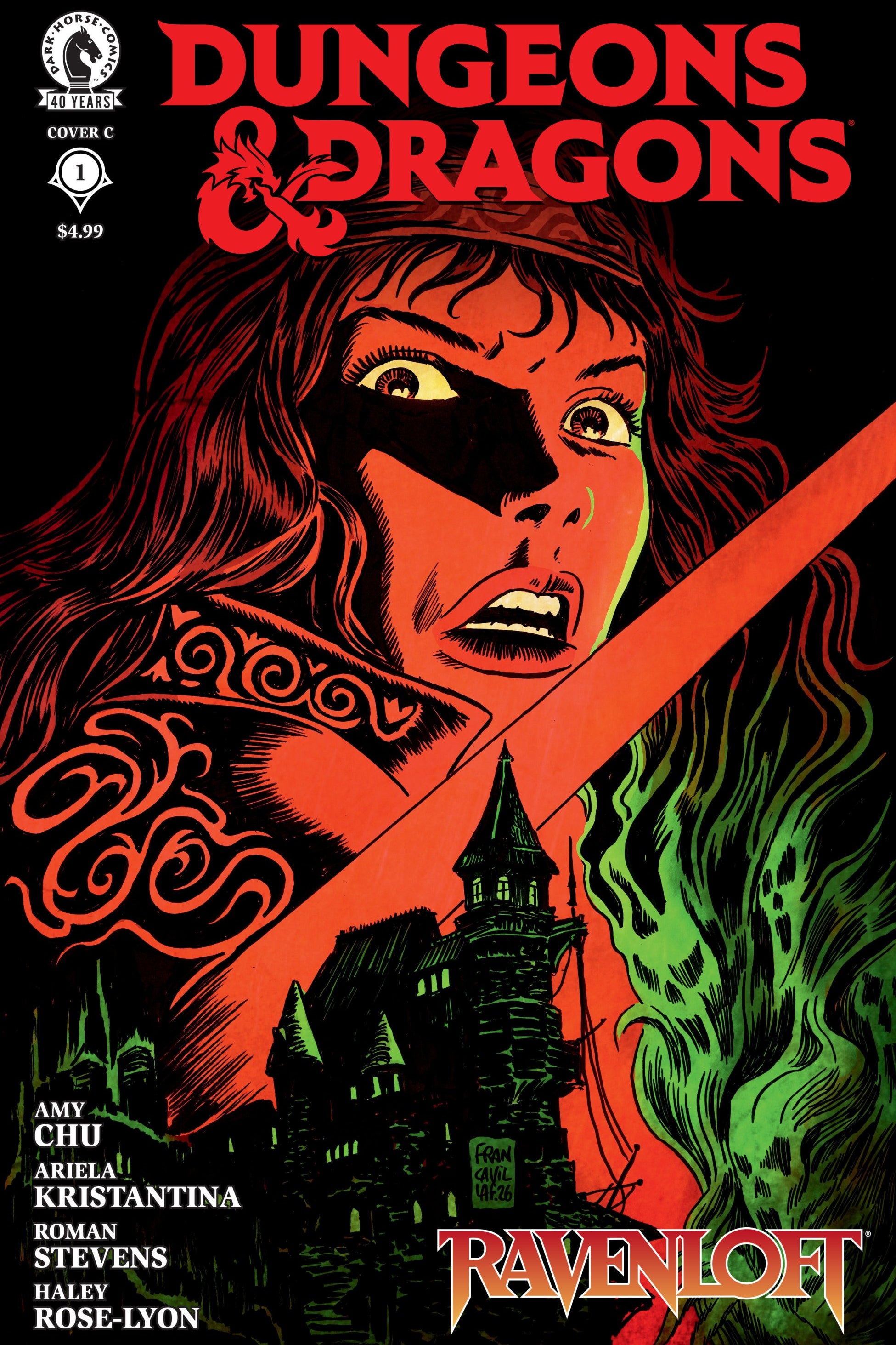 DUNGEONS AND DRAGONS RAVENLOFT #1 CVR C FRANCESCO FRANCAVILLA