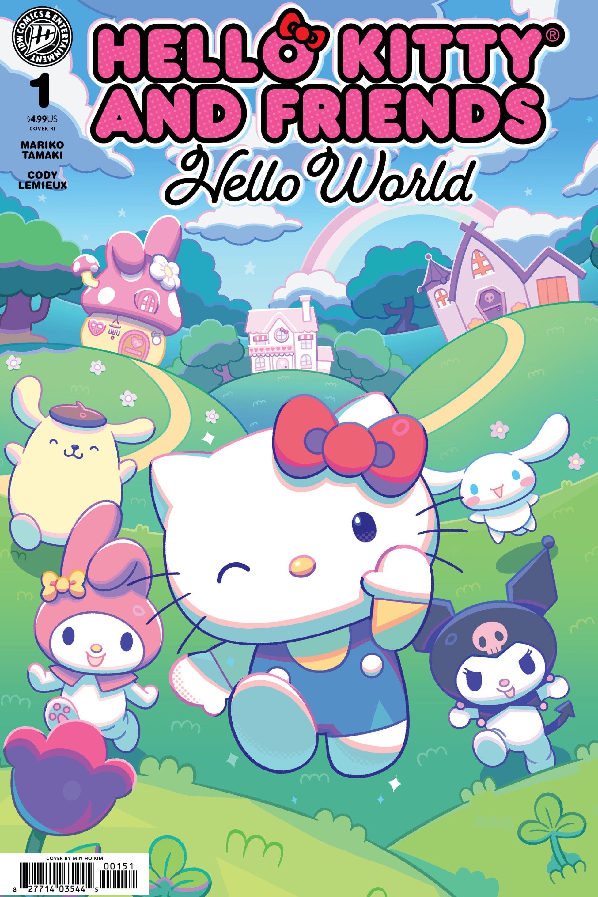 HELLO KITTY AND FRIENDS HELLO WORLD #1 VAR RI 25 KIM CVR E 1:25 INCV