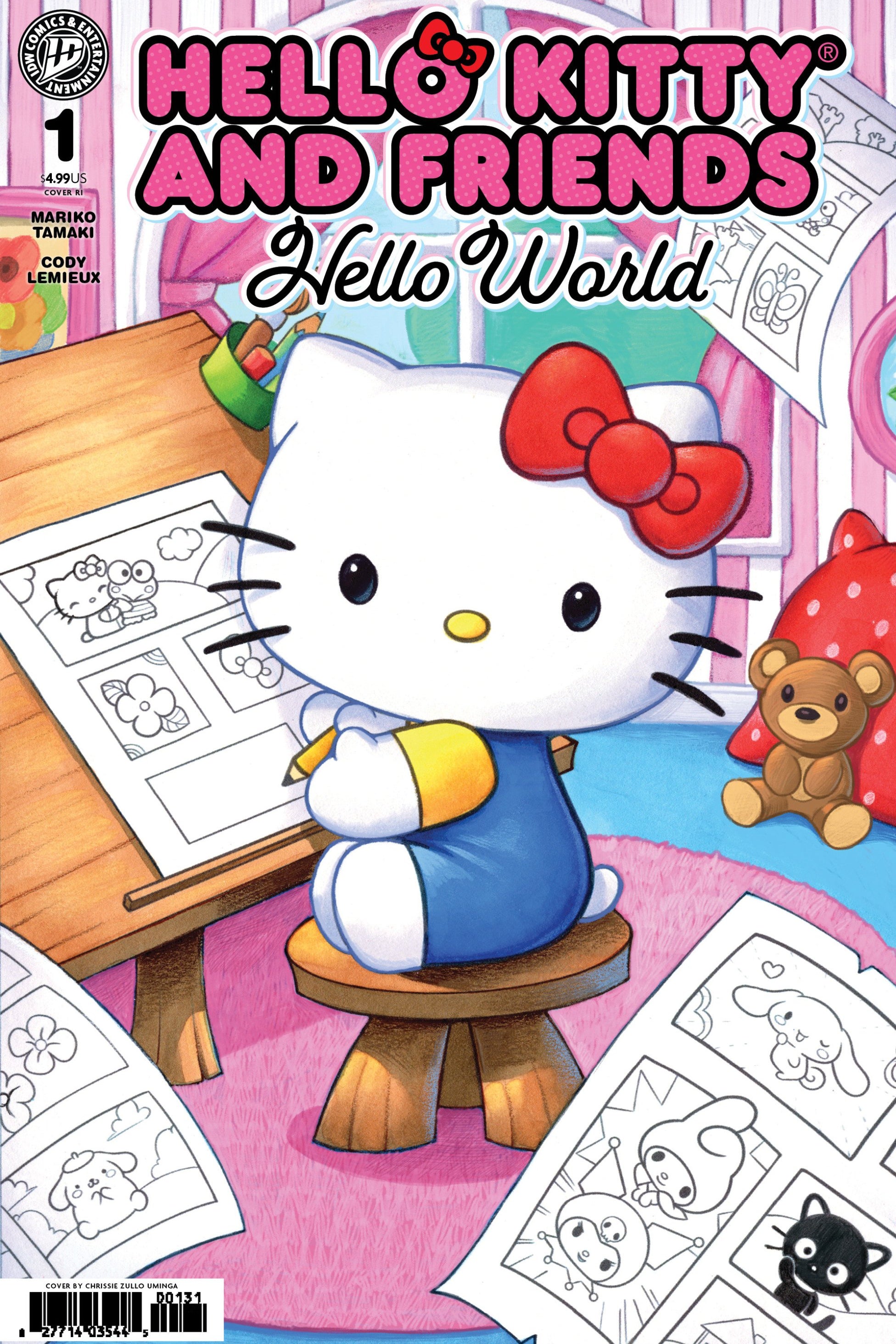 HELLO KITTY AND FRIENDS HELLO WORLD #1 VAR RI 25 ZULLO UMINGA
