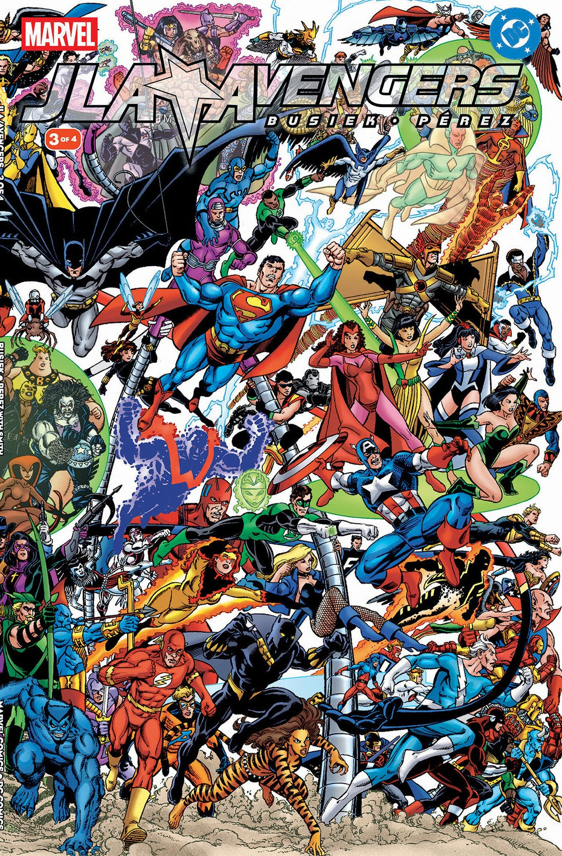 JLA AVENGERS #3 FACSIMILE EDITION WRAPAROUND COVER CVR A