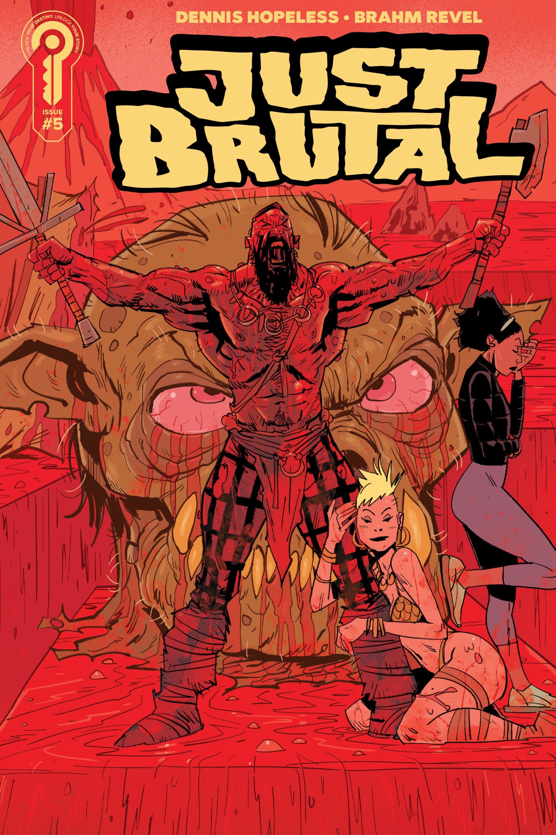 JUST BRUTAL #5 COVER A BRAHM REVEL CVR A