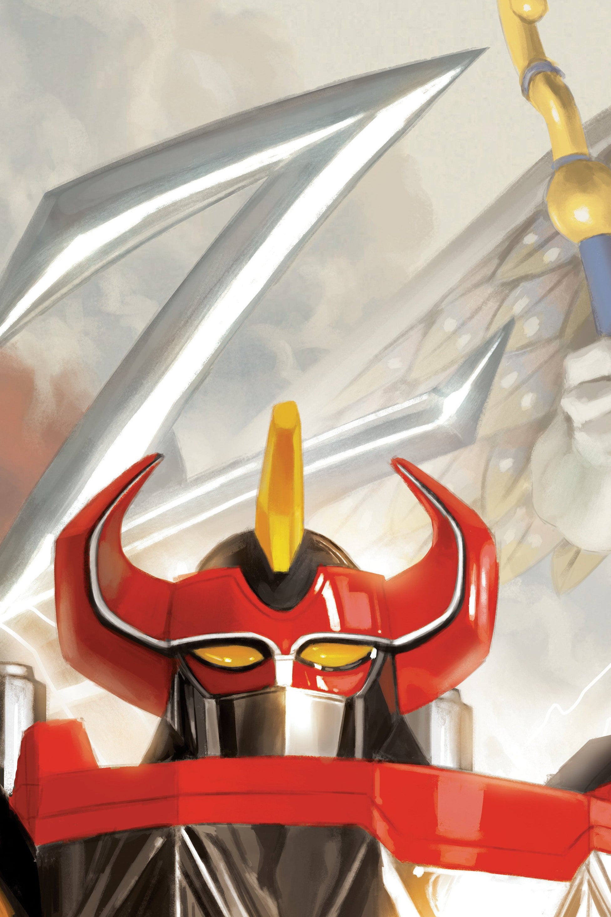 MIGHTY MORPHIN POWER RANGERS 2026 #2 C MEGAZORD CONNECTING VAR FULL ART MERCADO CVR C