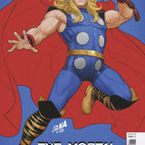MORTAL THOR #12 DAVID NAKAYAMA COLOR BLOCK BLUE VAR CVR B
