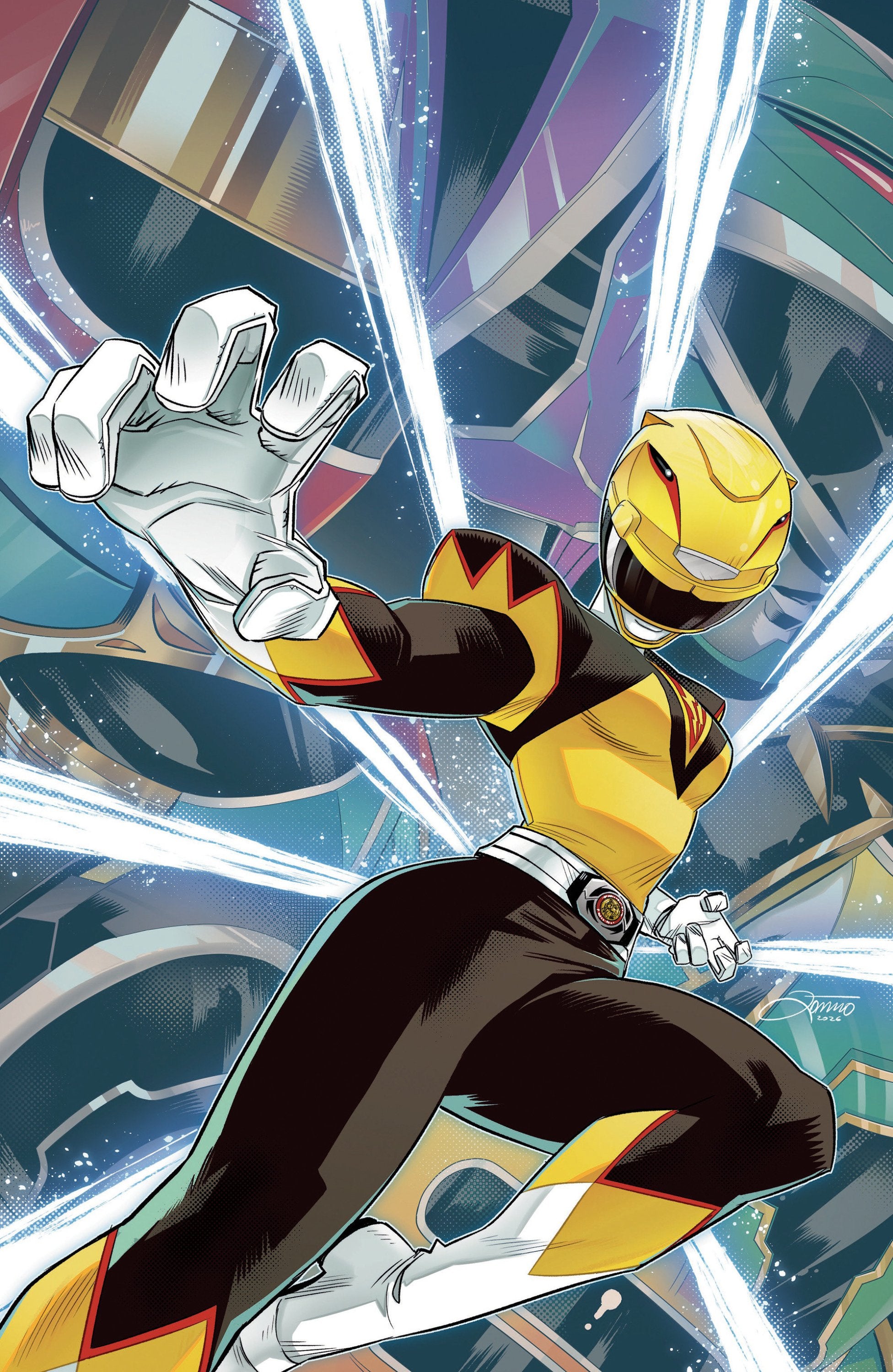 POWER RANGERS UNLIMITED #1 E FOIL VAR FULL ART FOIL ZONNO CVR E