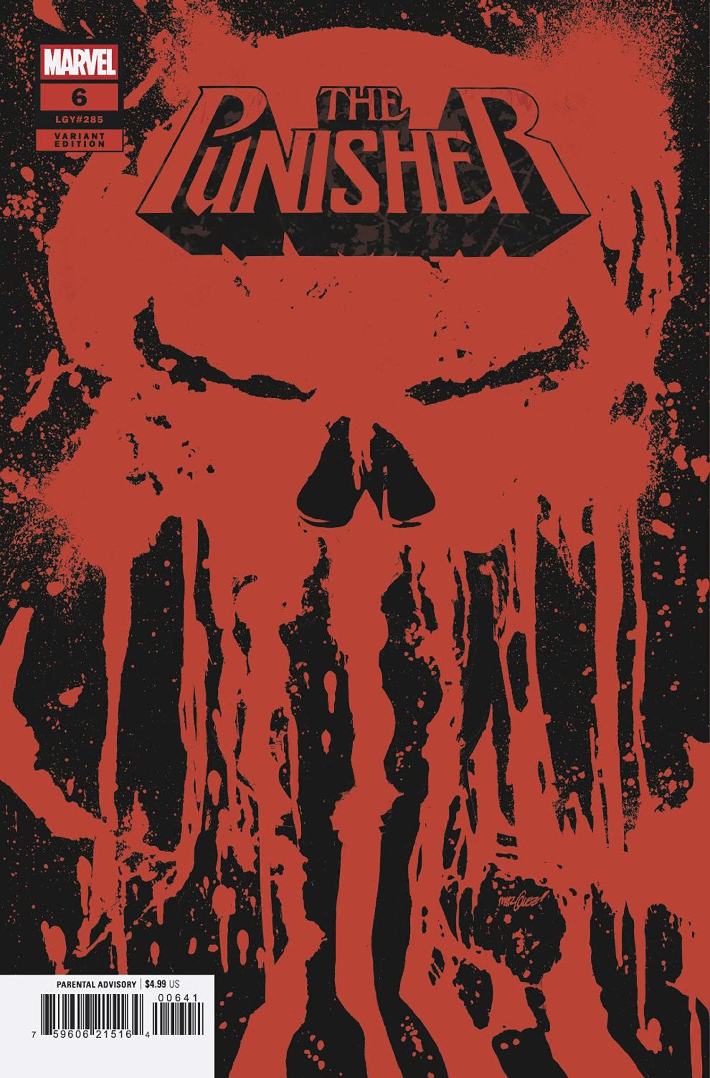 PUNISHER #6 SKULL VAR CVR D