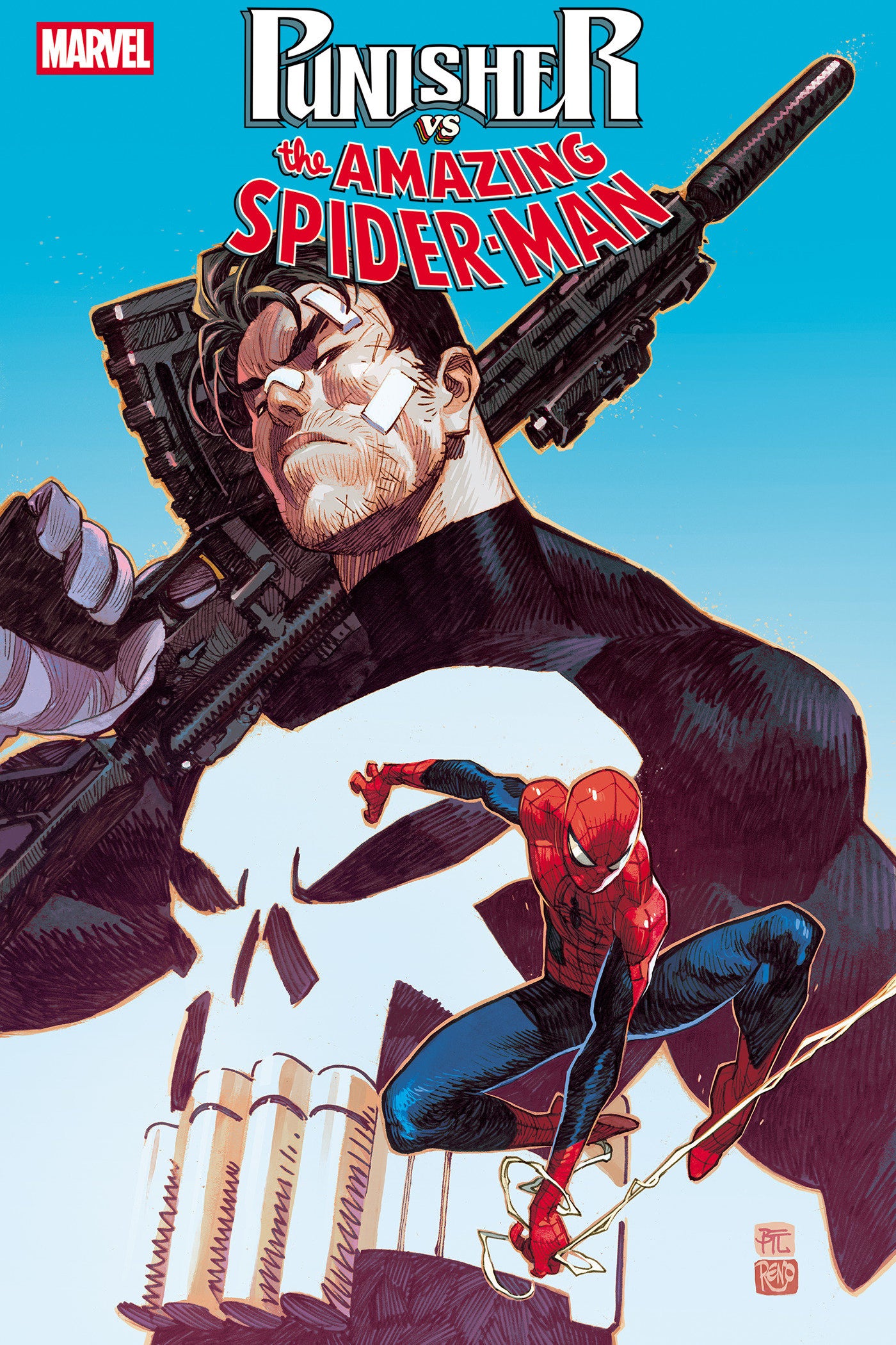 PUNISHER VS SPIDER-MAN #1 DIKE RUAN VAR CVR D