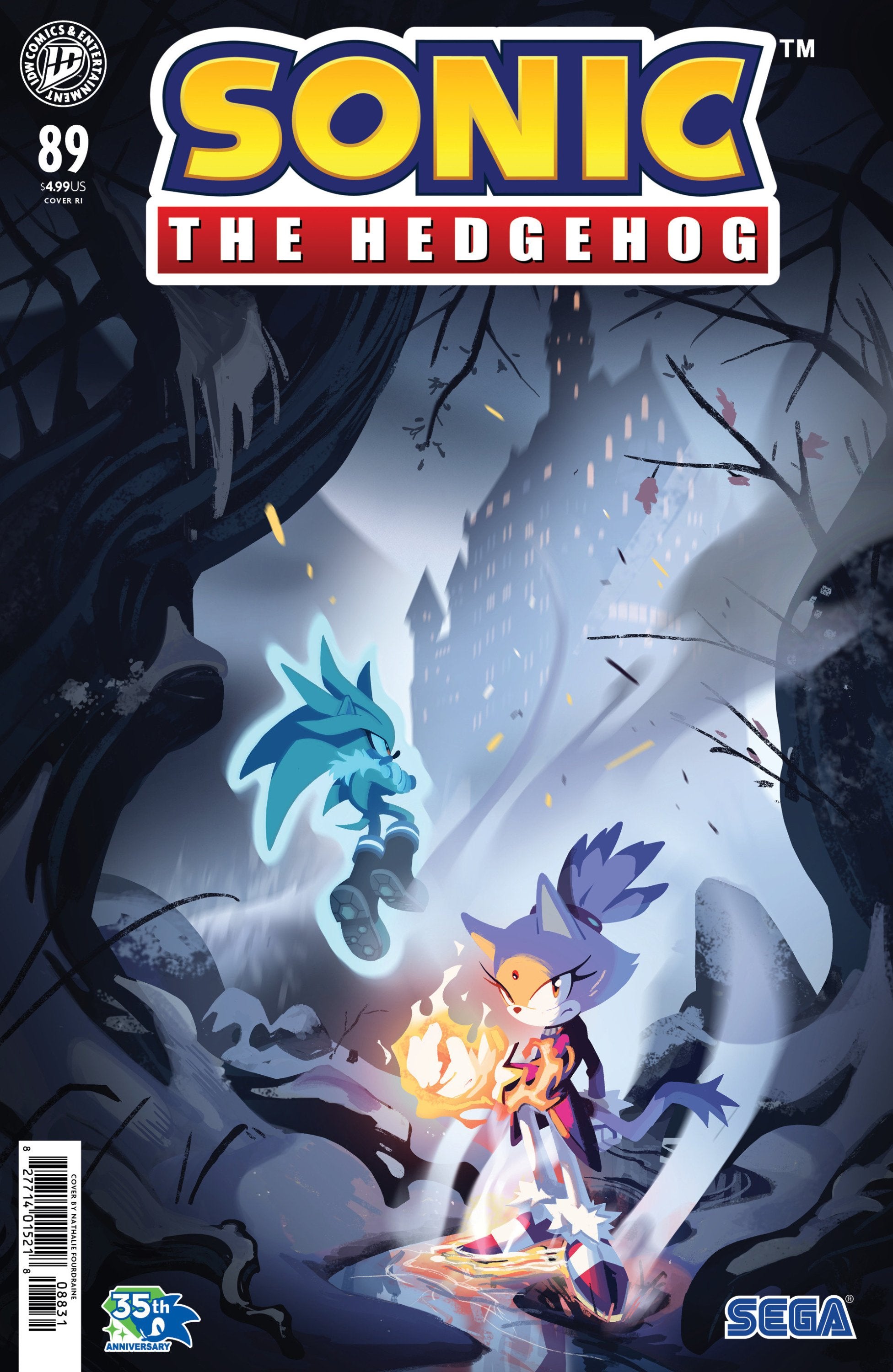 SONIC THE HEDGEHOG #89 VAR RI 15 FOURDRAINE CVR C 1:15 INCV