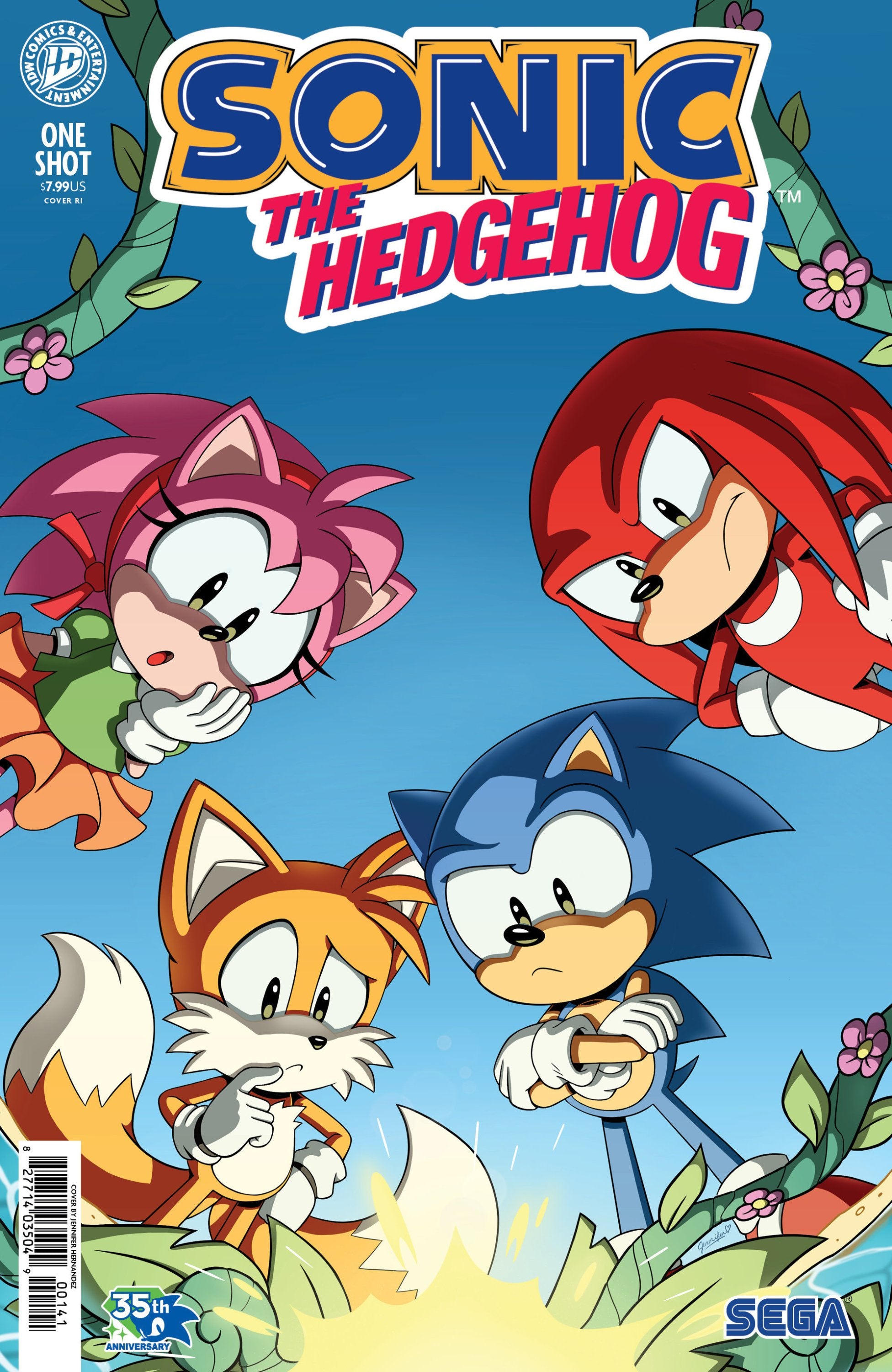 SONIC THE HEDGEHOG 35TH ANNIVERSARY SPECIAL VAR RI 15 HERNANDEZ CVR D 1:15 INCV