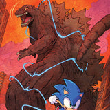 SONIC THE HEDGEHOG X GODZILLA #1 COVER A LAWRENCE CVR A