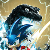 SONIC THE HEDGEHOG X GODZILLA #1 VAR D CRAIN CVR D