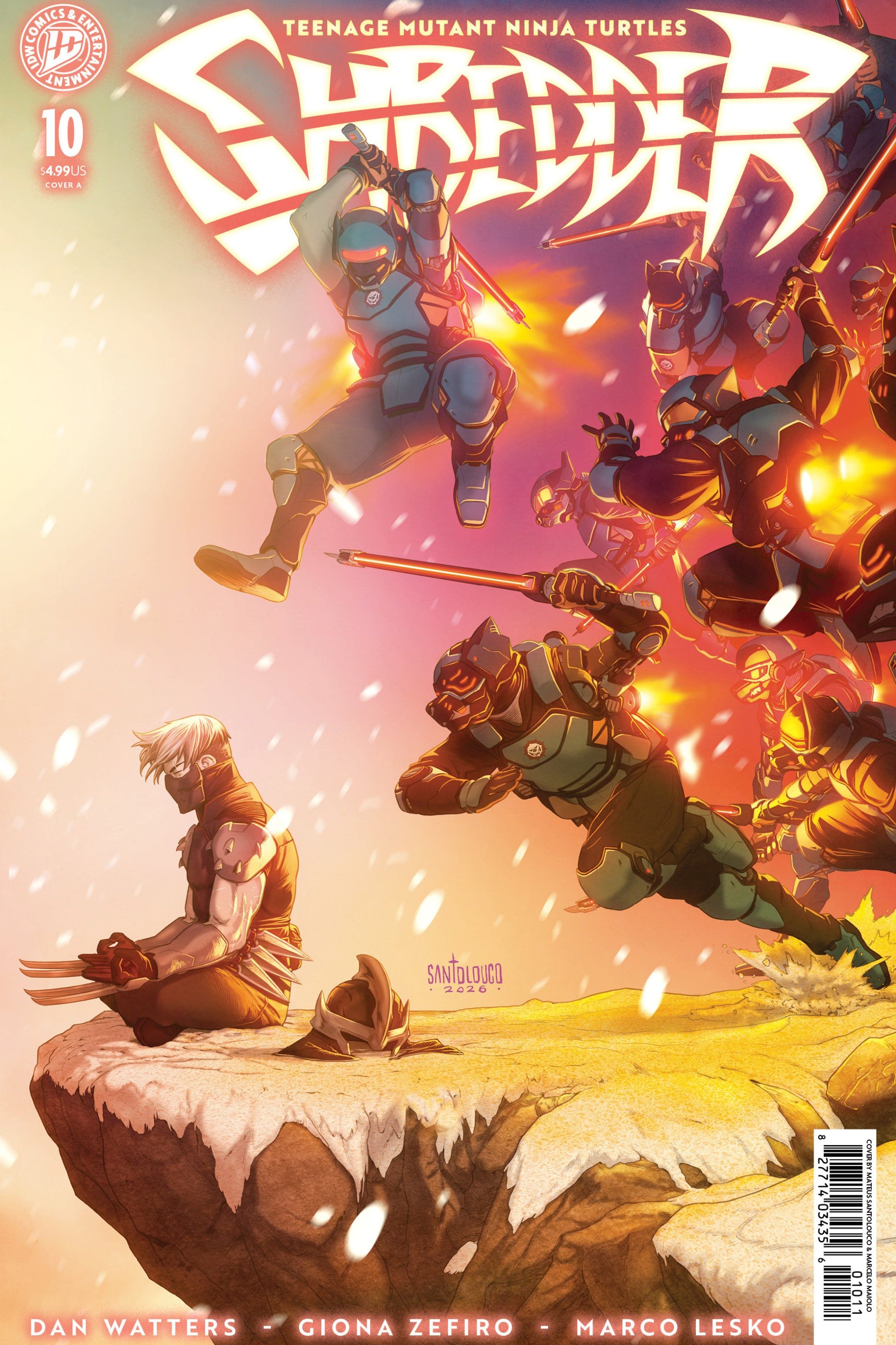 TEENAGE MUTANT NINJA TURTLES SHREDDER #10 COVER A SANTOLOUCO CVR A