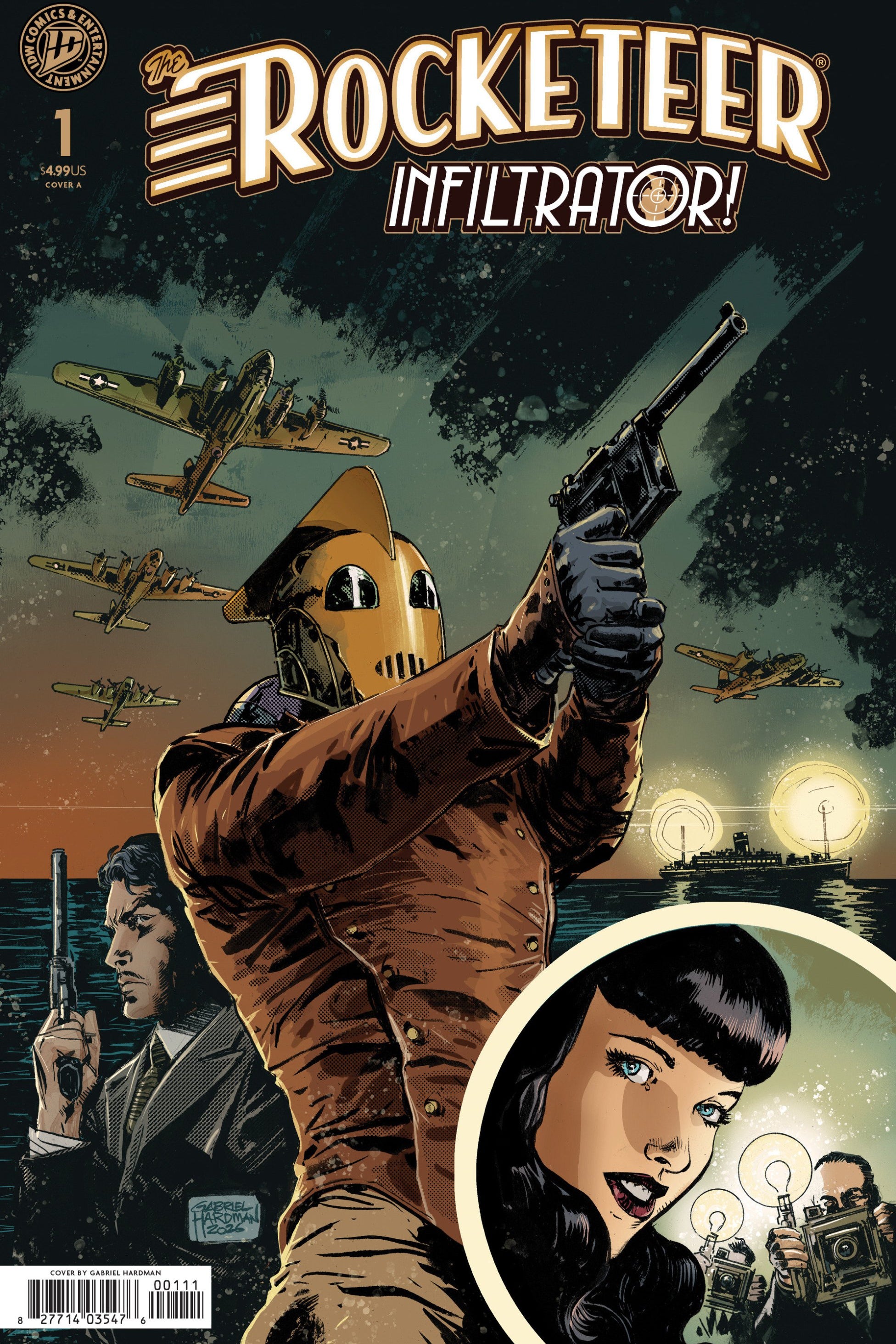 THE ROCKETEER INFILTRATOR #1 COVER A HARDMAN CVR A