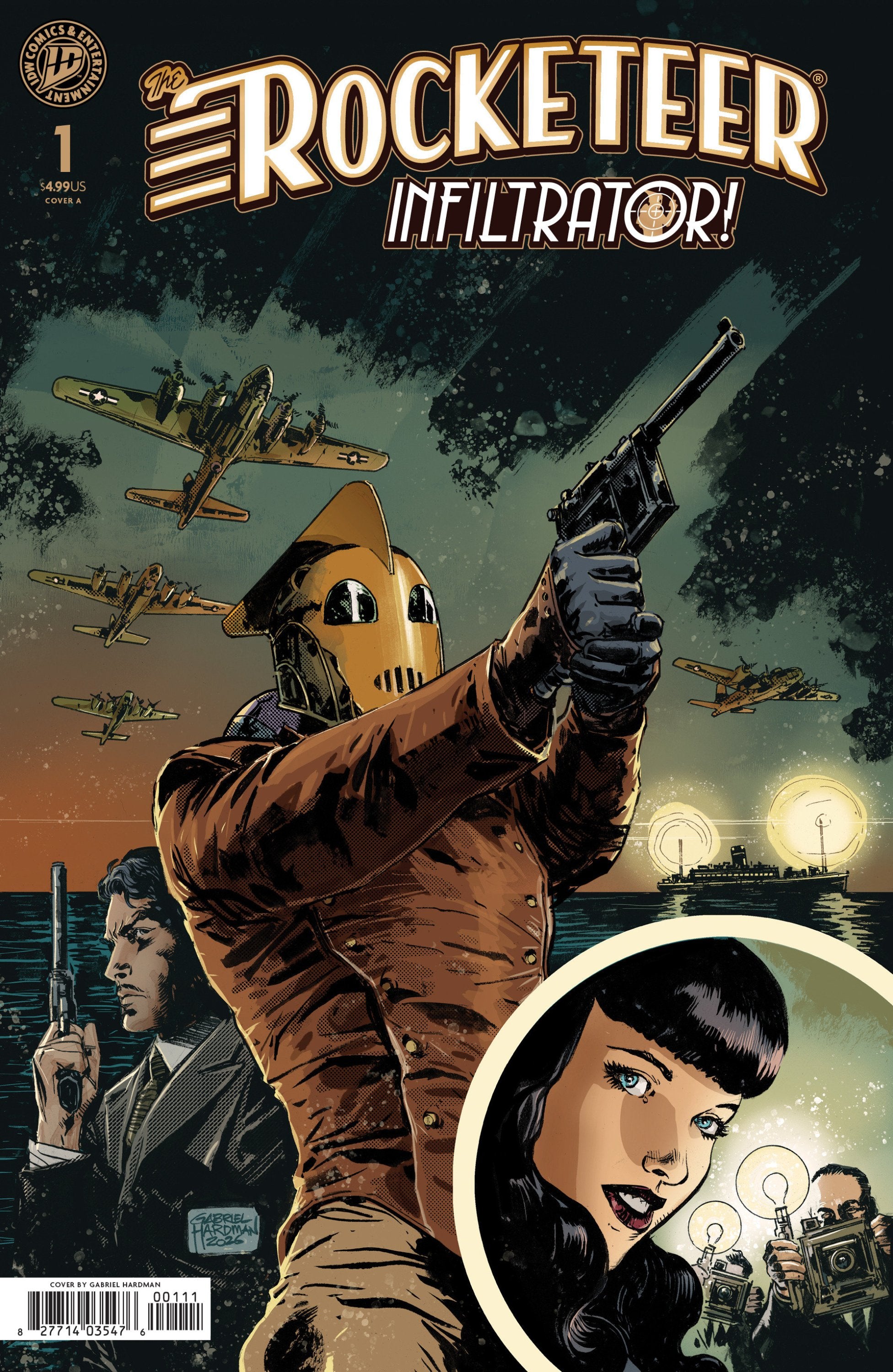 THE ROCKETEER INFILTRATOR #1 COVER A HARDMAN CVR A