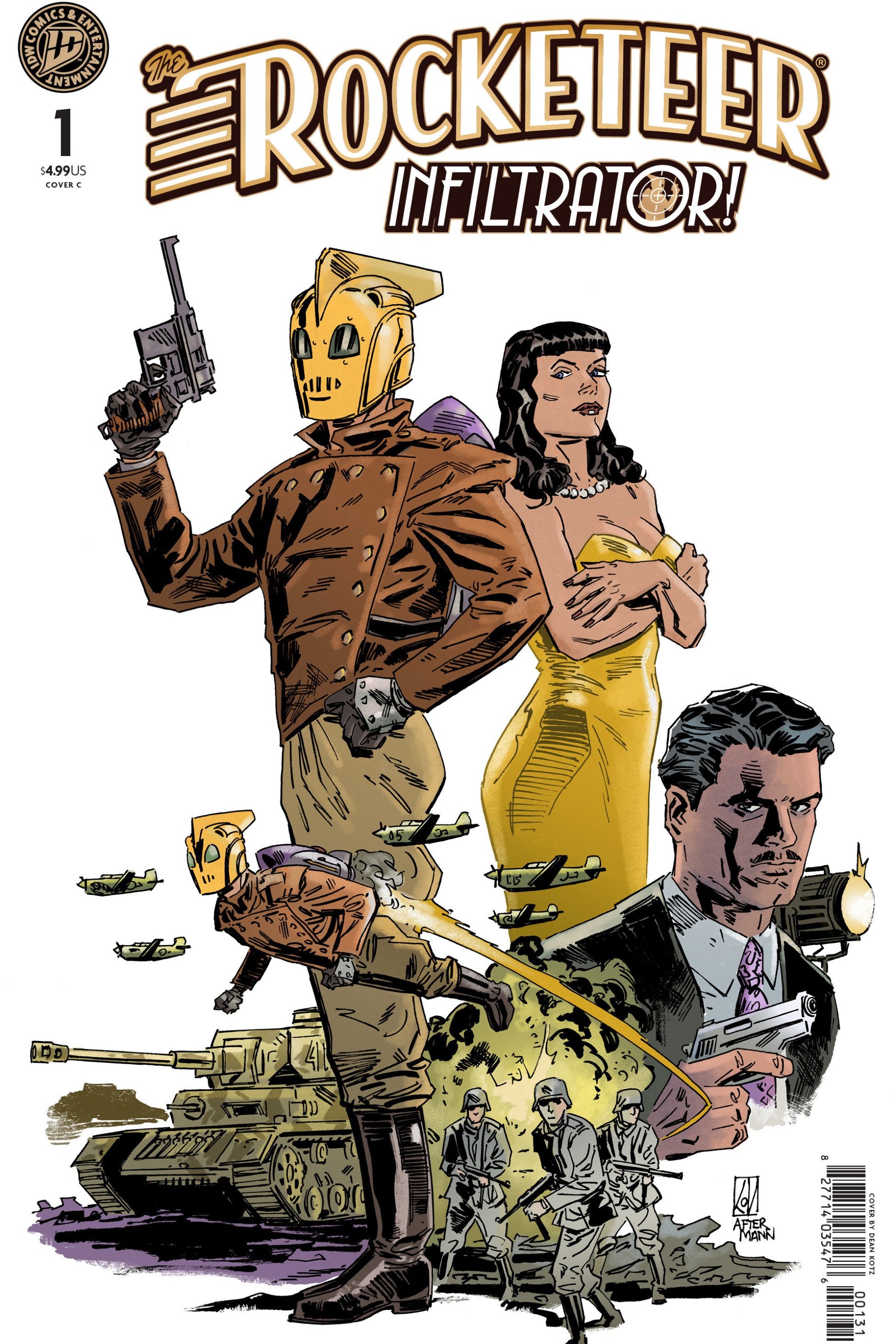 THE ROCKETEER INFILTRATOR #1 VAR C KOTZ CVR C