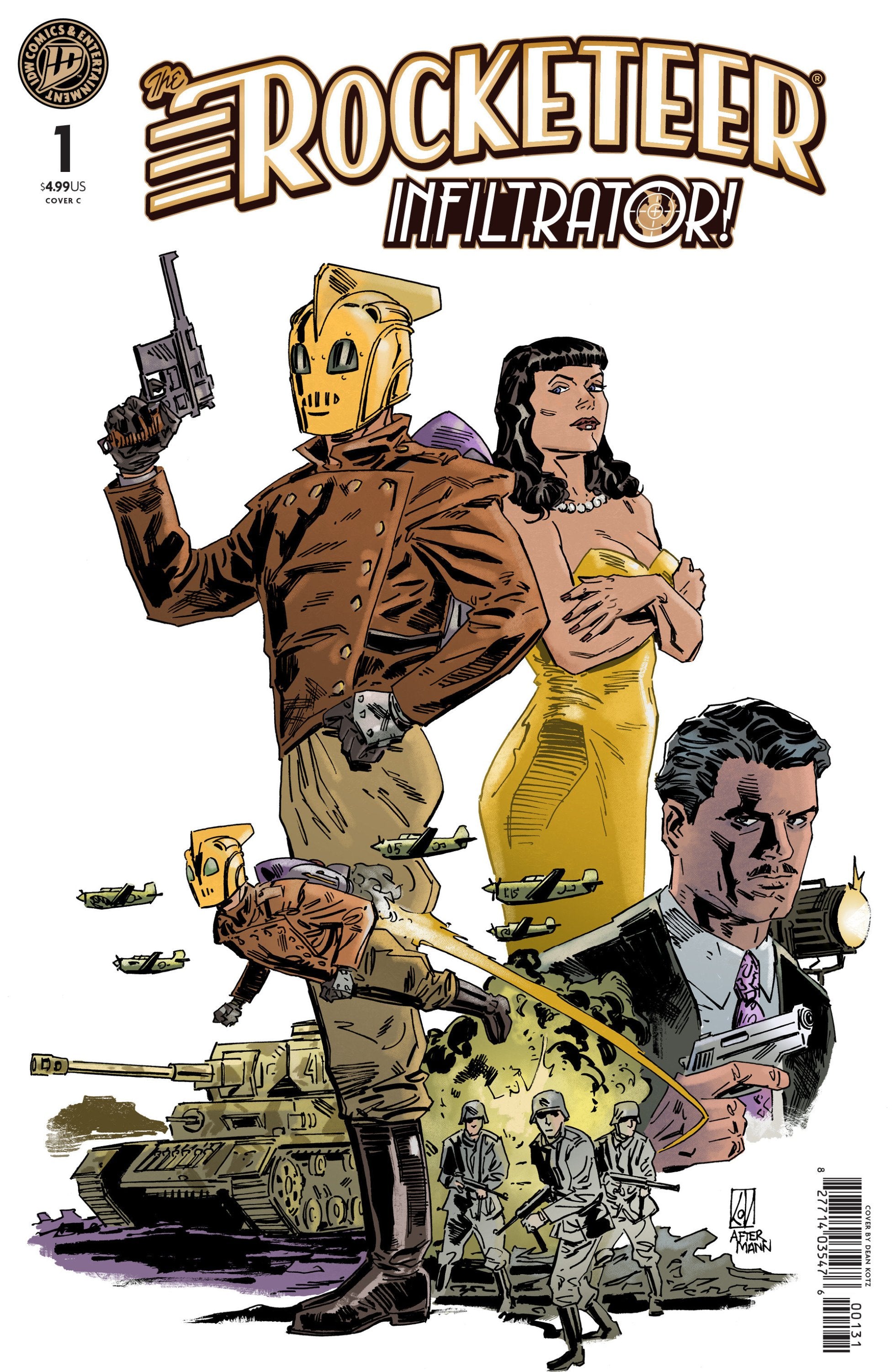 THE ROCKETEER INFILTRATOR #1 VAR C KOTZ CVR C