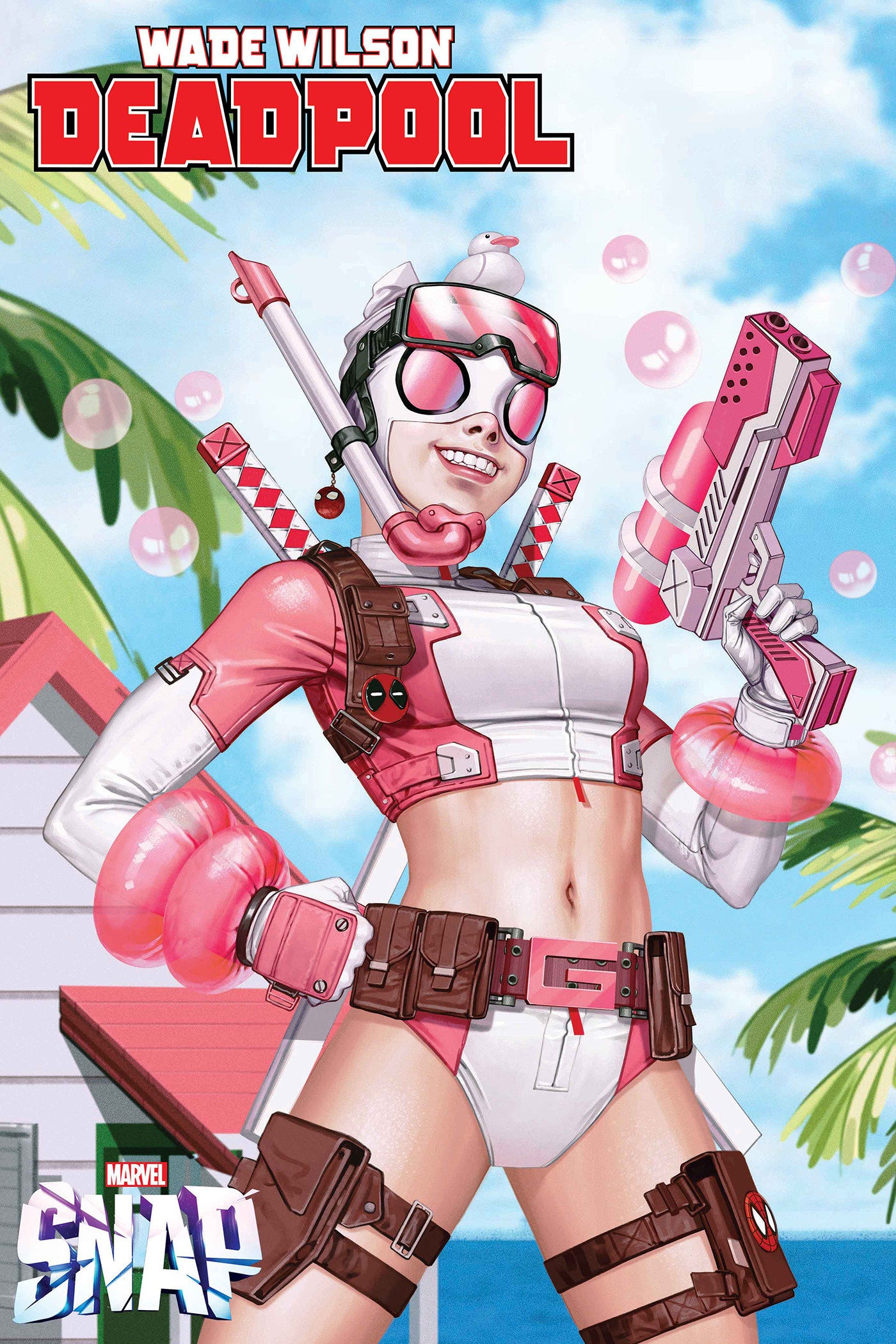 WADE WILSON DEADPOOL #6 INHYUK LEE MARVEL SNAP SWIMSUIT VAR CVR F
