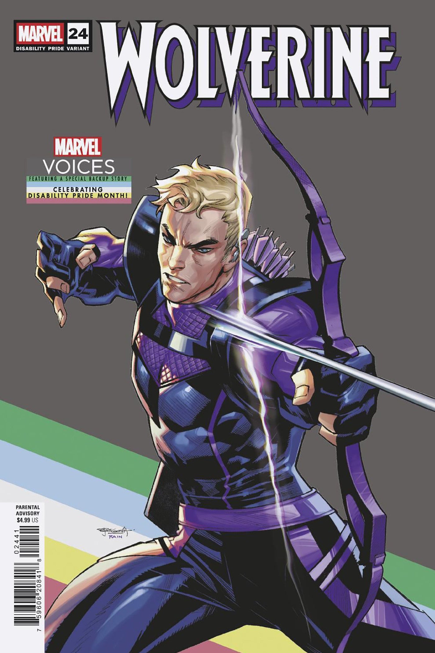 WOLVERINE #24 STEPHEN SEGOVIA DISABILITY PRIDE VAR CVR D