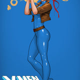 X-MEN OUTBACK #2 DAVID NAKAYAMA COLOR BLOCK BLUE VAR CVR B