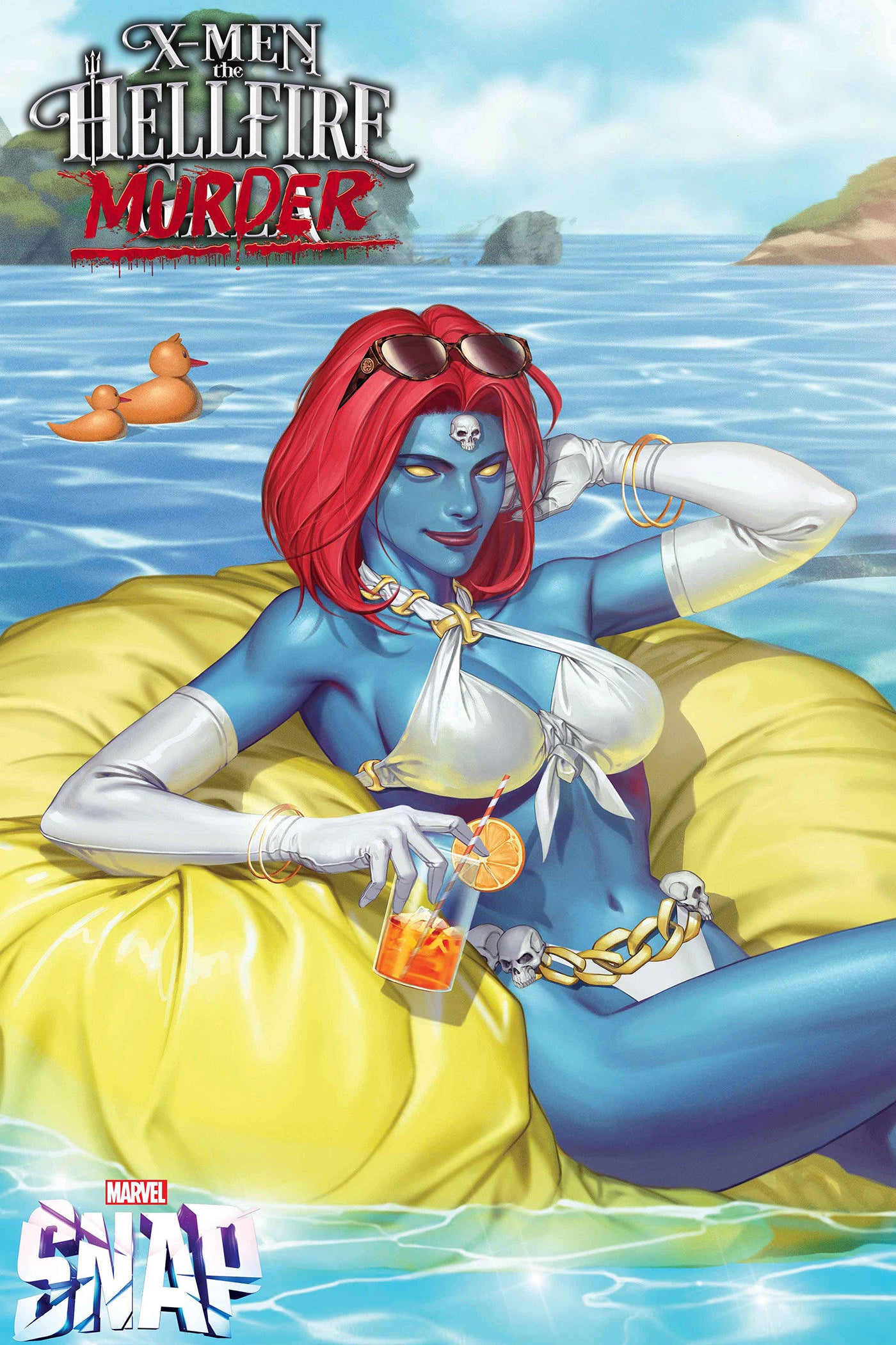 X-MEN THE HELLFIRE MURDER #1 INHYUK LEE MARVEL SNAP SWIMSUIT VAR CVR E