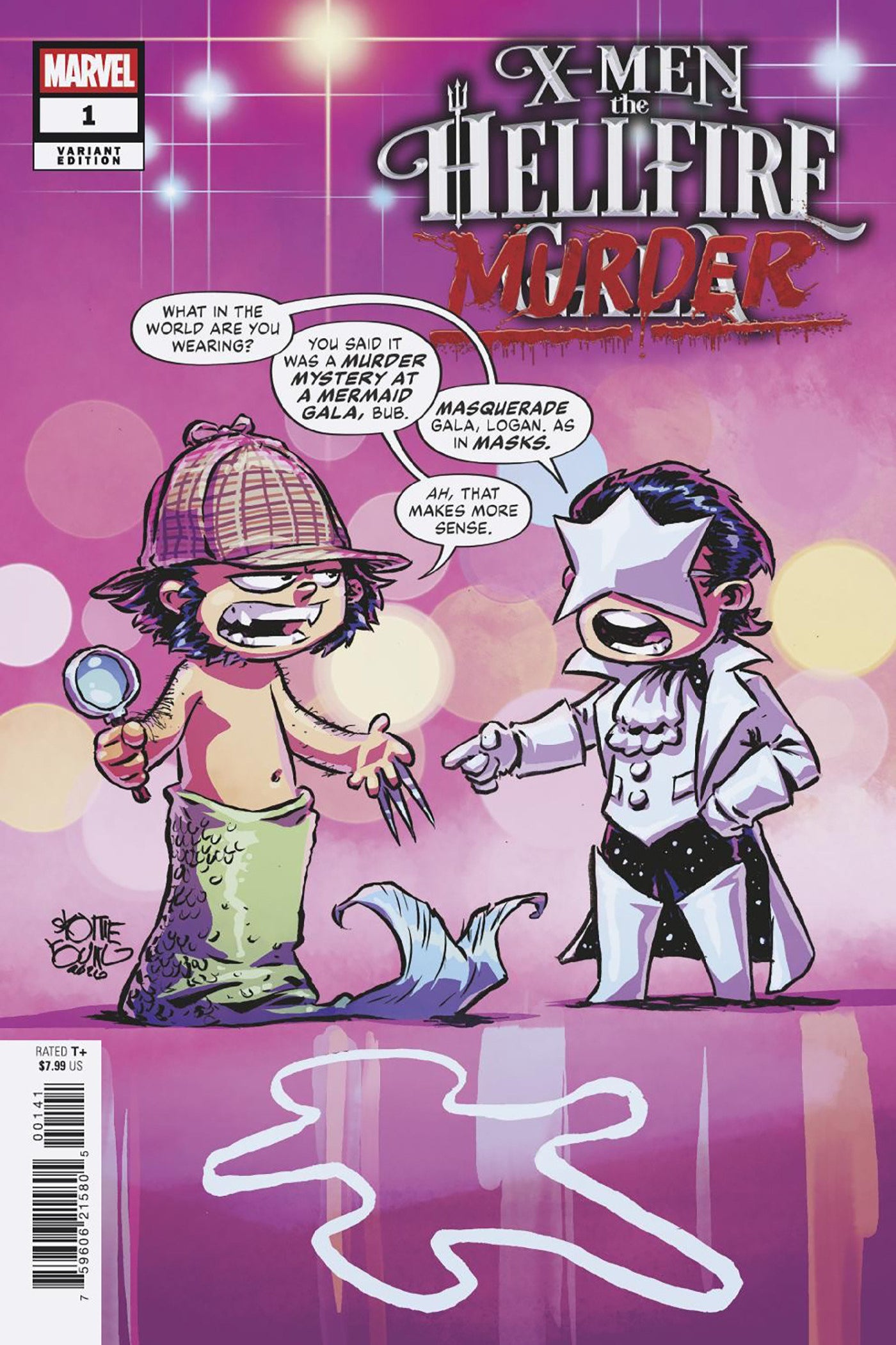 X-MEN THE HELLFIRE MURDER #1 SKOTTIE YOUNG VAR CVR D