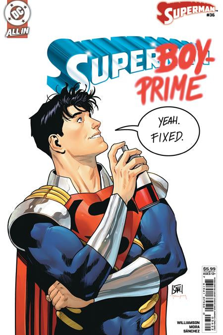 SUPERMAN #36 SECOND PRINTING CVR B DANIEL SAMPERE CARD STOCK VAR