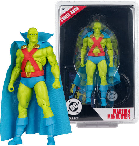 McFarlane Toys - DC Direct - Page Punchers - Martian Manhunter Justice League #77 7" Action Figure with Comic