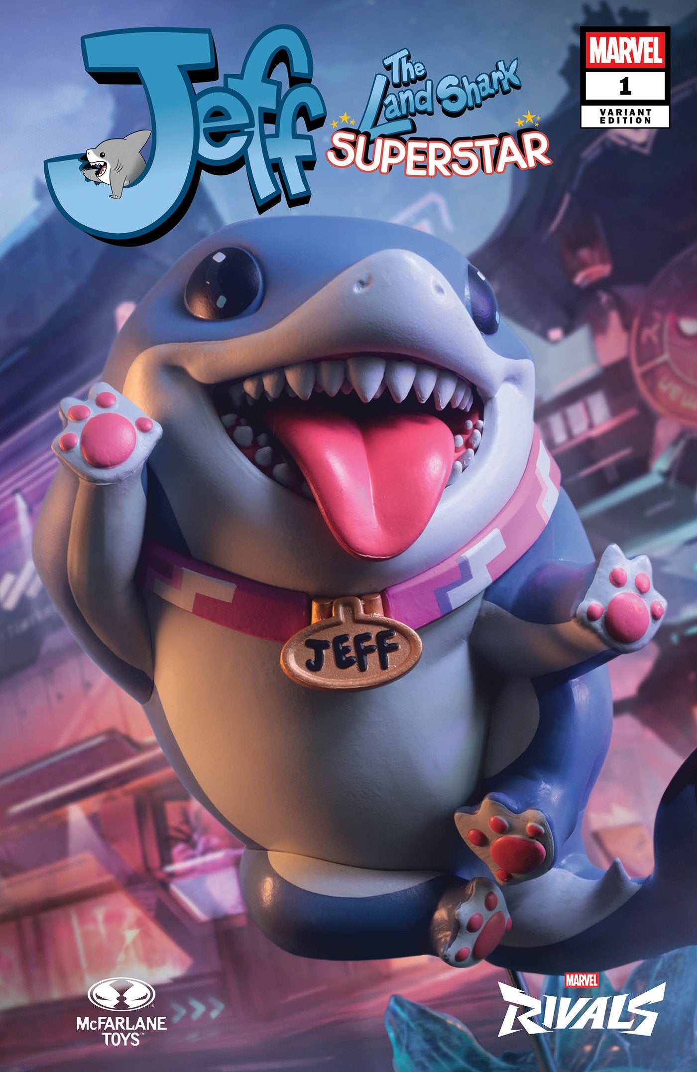 JEFF THE LAND SHARK SUPERSTAR #1 MCFARLANE TOYS MARVEL RIVALS VAR CVR G